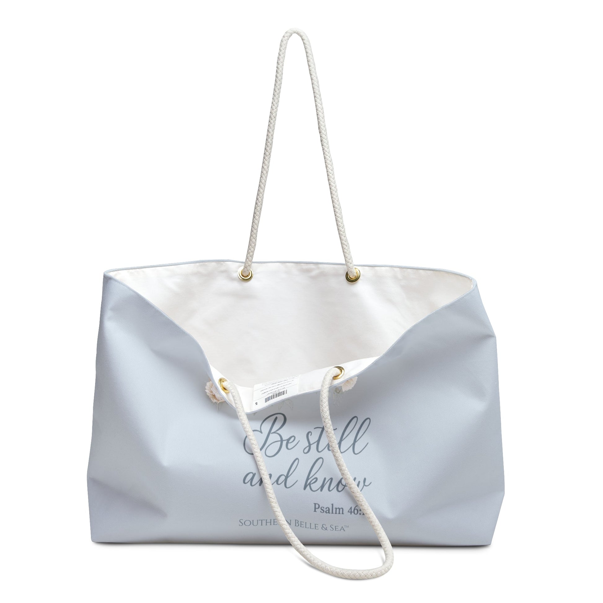 Be Still and Know Weekender Tote — Virtue Collection | Southern Belle & Sea™ - Southern Belle & Sea