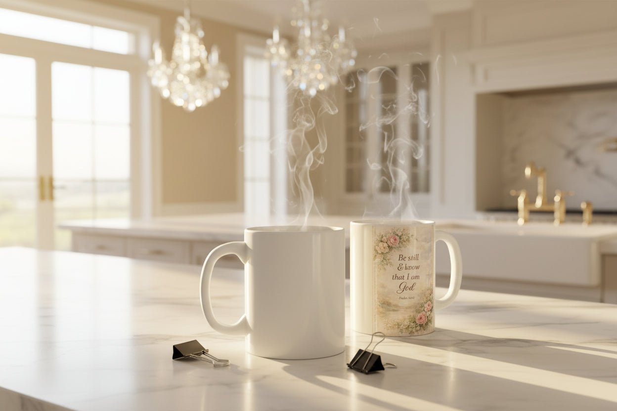 Be Still & Know That I Am God Mug — Psalm 46:10 | Southern Belle & Sea™ - Southern Belle & Sea