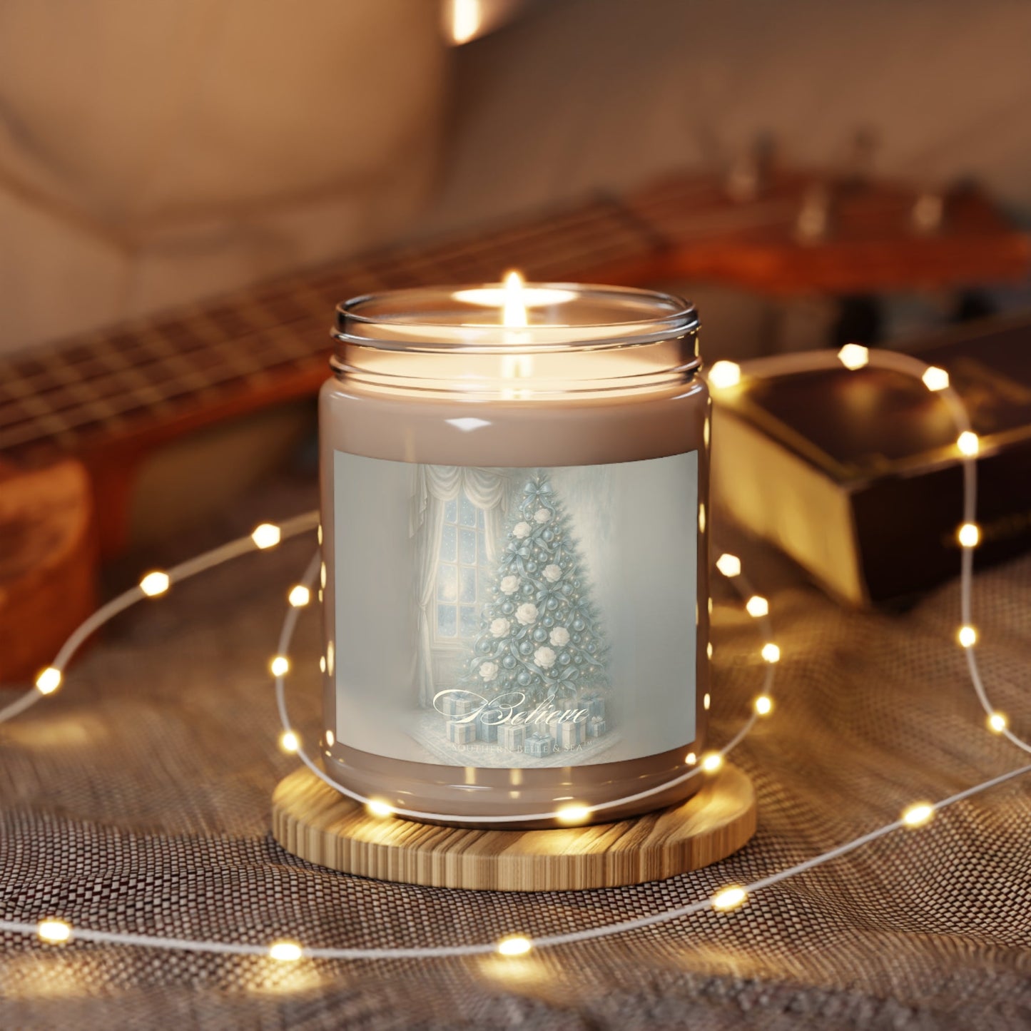 Believe Candle — Fine Art Christmas Collection | Southern Belle & Sea™ - Southern Belle & Sea