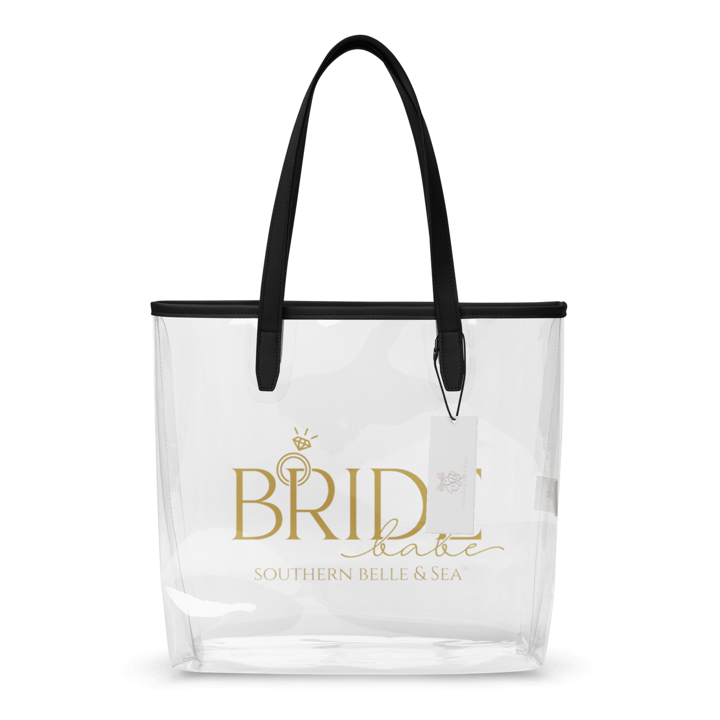 Bride Babe Clear Tote — Bridal Line | Southern Belle & Sea™ - Southern Belle & Sea