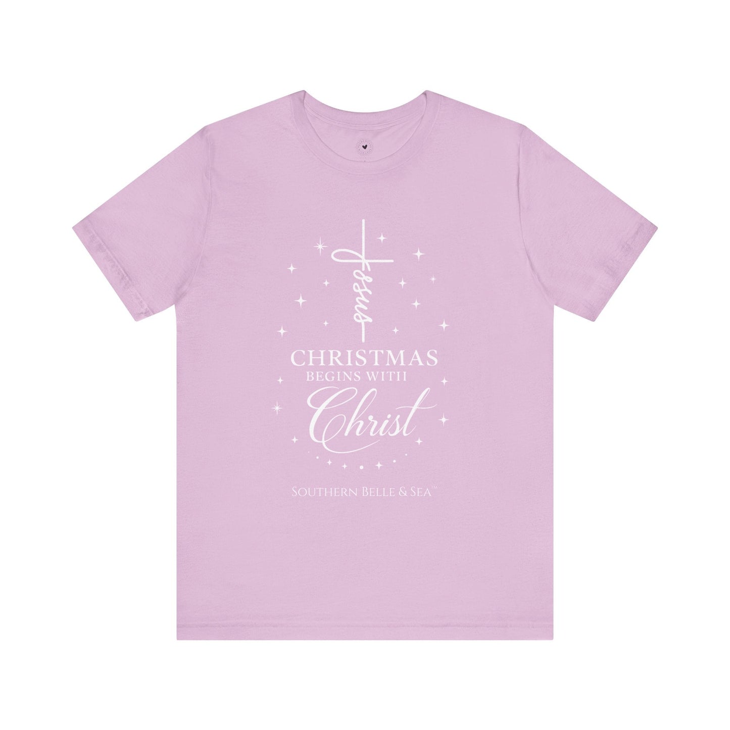 Christmas Begins With Christ T-Shirt (13 Colors) | Southern Belle & Sea™ - Southern Belle & Sea