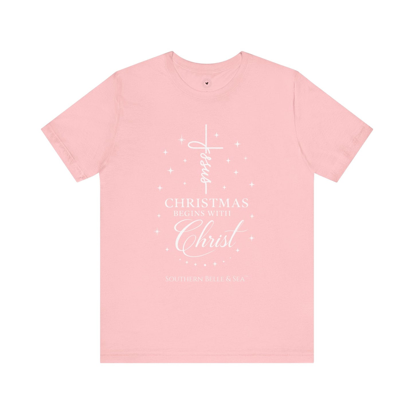 Christmas Begins With Christ T-Shirt (13 Colors) | Southern Belle & Sea™ - Southern Belle & Sea