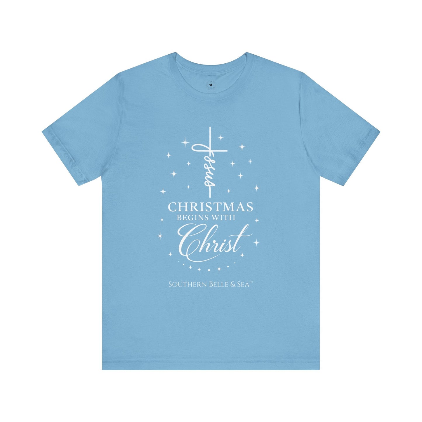 Christmas Begins With Christ T-Shirt (13 Colors) | Southern Belle & Sea™ - Southern Belle & Sea