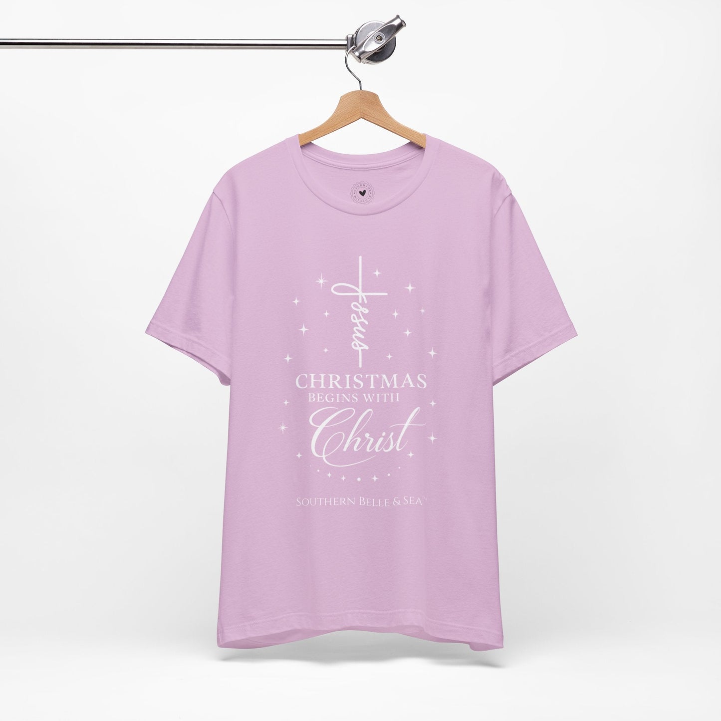 Christmas Begins With Christ T-Shirt (13 Colors) | Southern Belle & Sea™ - Southern Belle & Sea