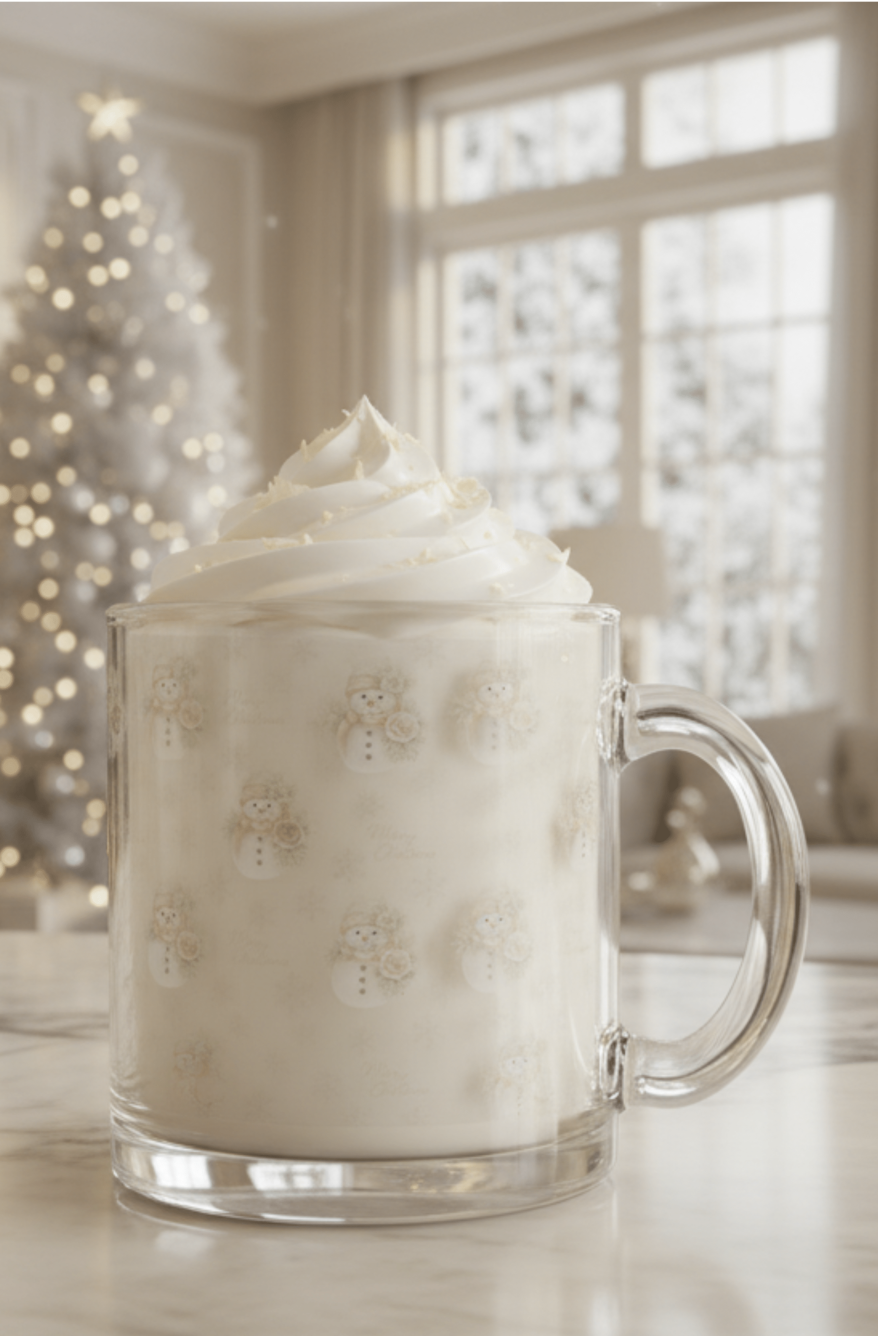 Clear Glass Snowman Mug — Snowman & Winter Grace™ | Southern Belle & Sea™ - Southern Belle & Sea