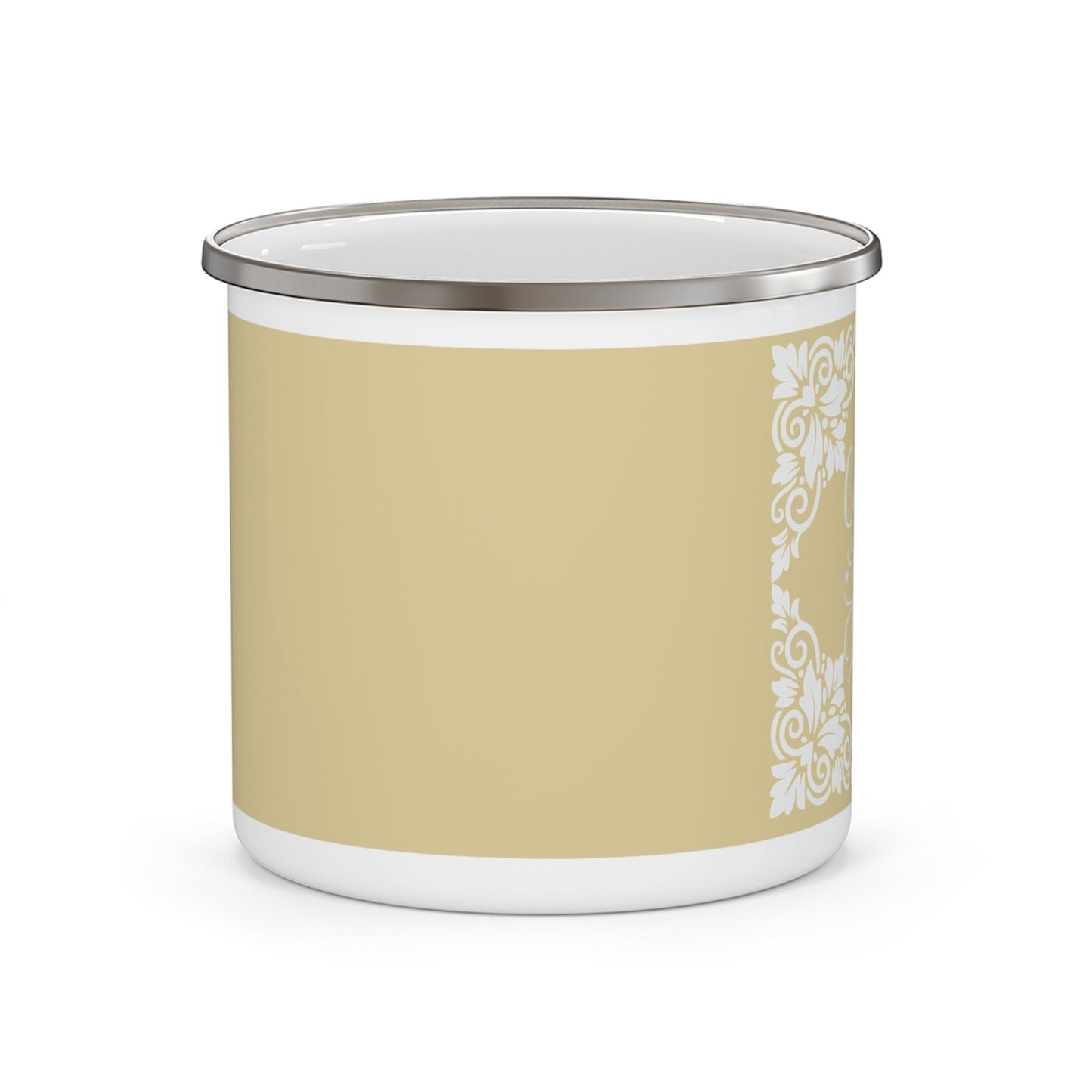 Coffee & Jesus (Buttercream Yellow) — Enamel Mug | Southern Belle & Sea™ - Southern Belle & Sea