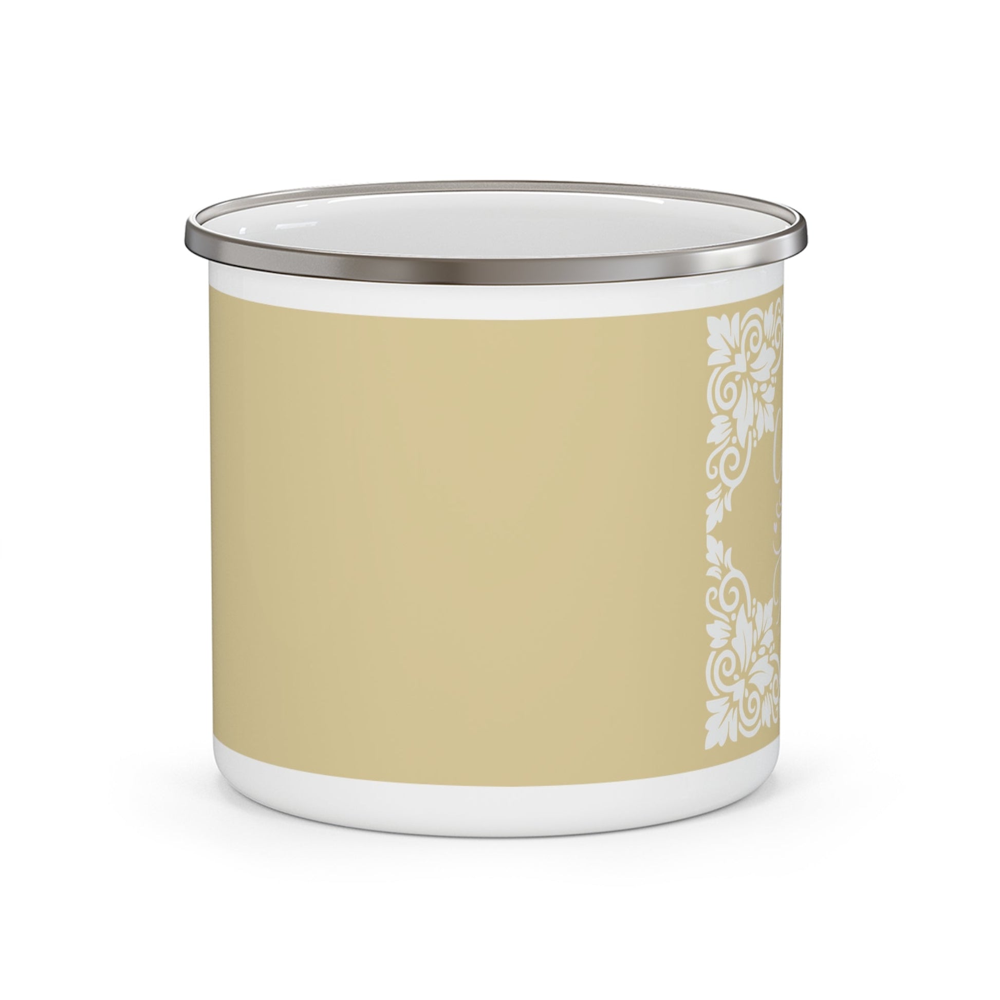 Coffee & Jesus (Buttercream Yellow) — Enamel Mug | Southern Belle & Sea™ - Southern Belle & Sea