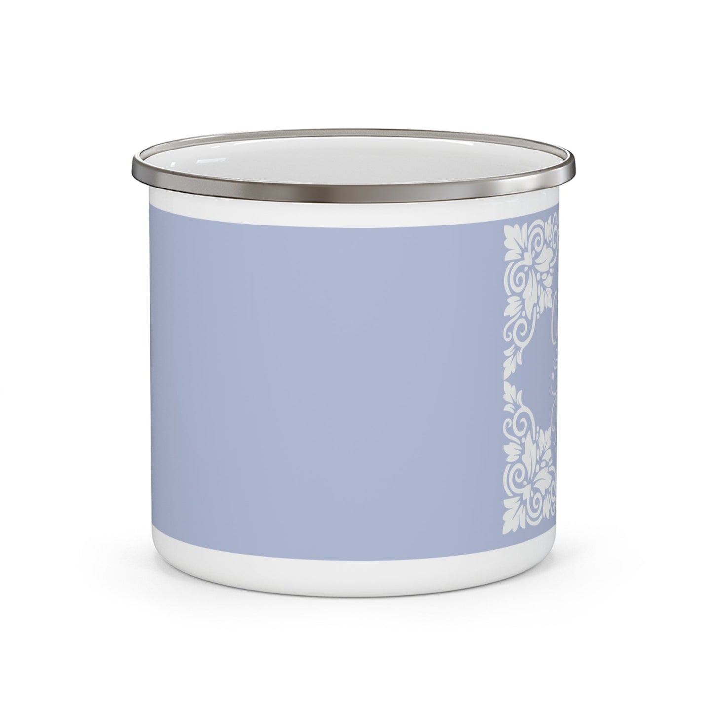 Coffee & Jesus (Periwinkle) — Enamel Mug | Southern Belle & Sea™ - Southern Belle & Sea