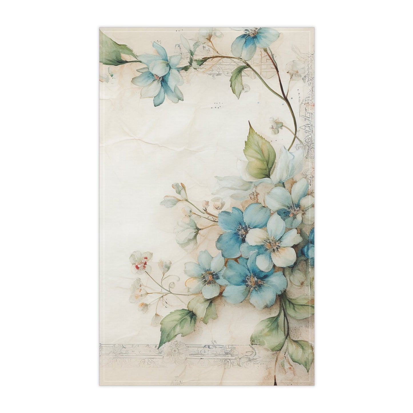 Elegant Kitchen Collection— Dogwood Blossom Elegance Tea Towel | Southern Belle & Sea™ - Southern Belle & Sea