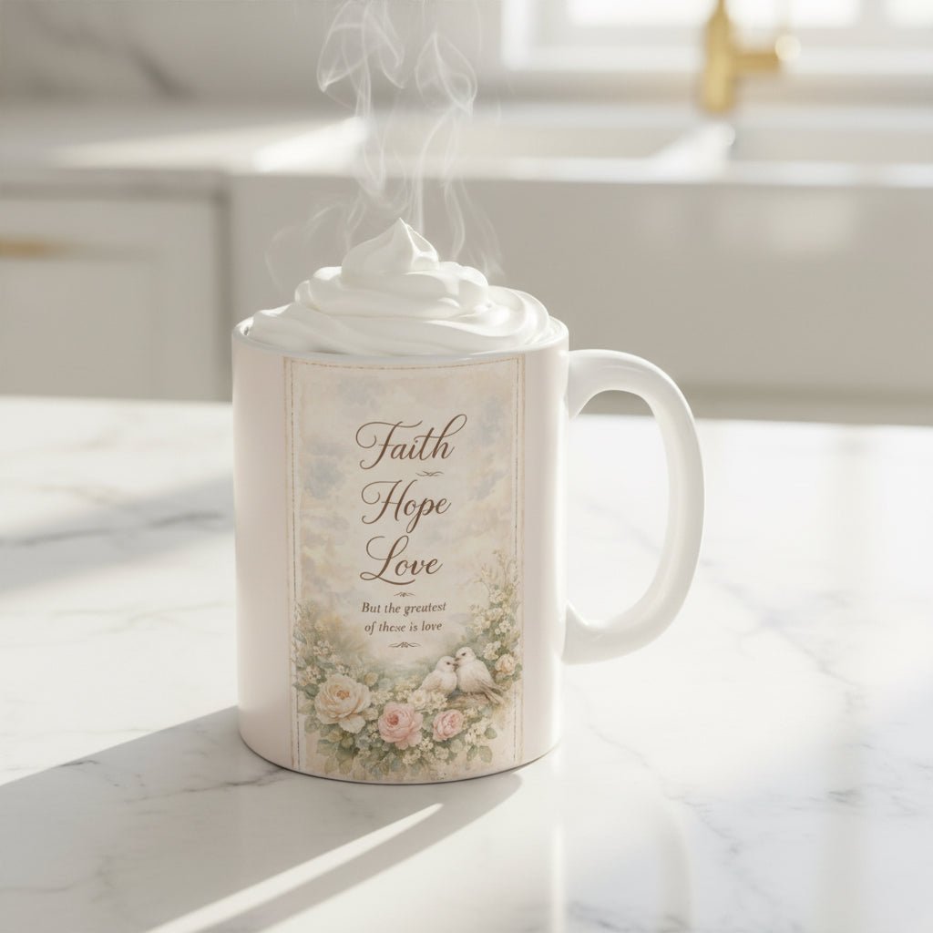 FAITH HOPE AND LOVE Mug | Southern Belle & Sea™ - Southern Belle & Sea