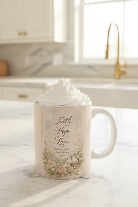 FAITH HOPE AND LOVE Mug | Southern Belle & Sea™ - Southern Belle & Sea