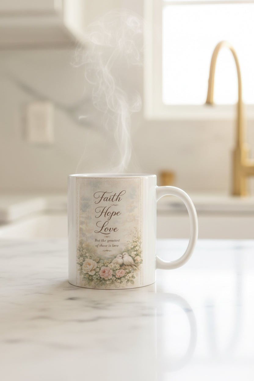 FAITH HOPE AND LOVE Mug | Southern Belle & Sea™ - Southern Belle & Sea