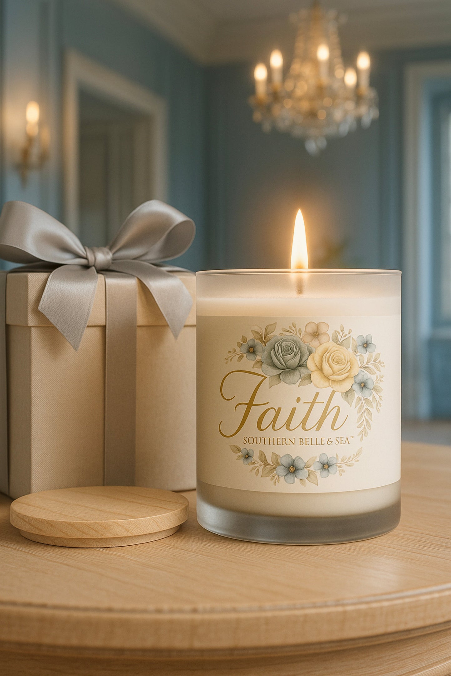 Faith — Virtue Collection Frost Candle | Southern Belle & Sea - Southern Belle & Sea