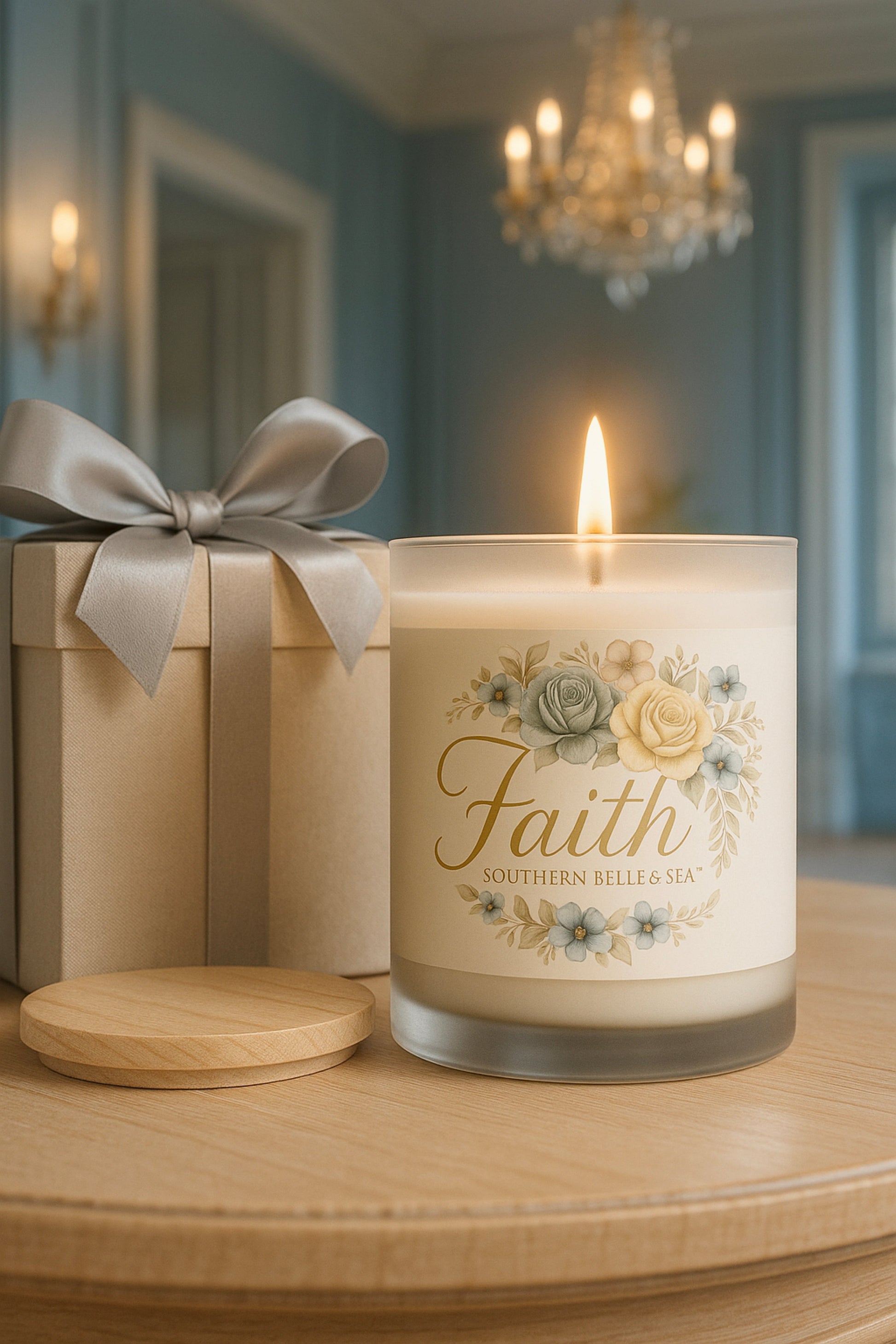 Faith — Virtue Collection Frost Candle | Southern Belle & Sea - Southern Belle & Sea