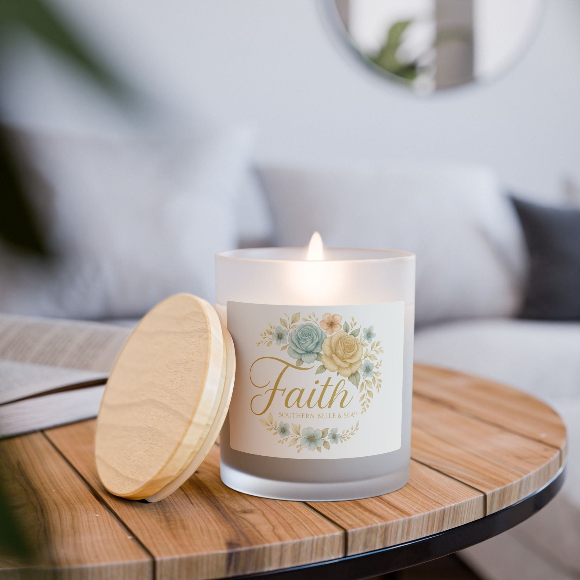 Faith — Virtue Collection Frost Candle | Southern Belle & Sea - Southern Belle & Sea