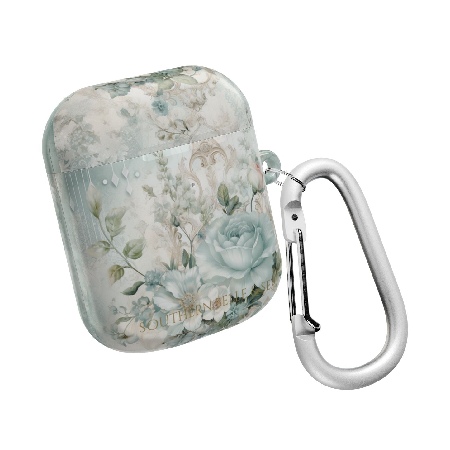 Floral Elegance AirPods Case — Feminine Floral Tech Accessory | Southern Belle & Sea™ - Southern Belle & Sea
