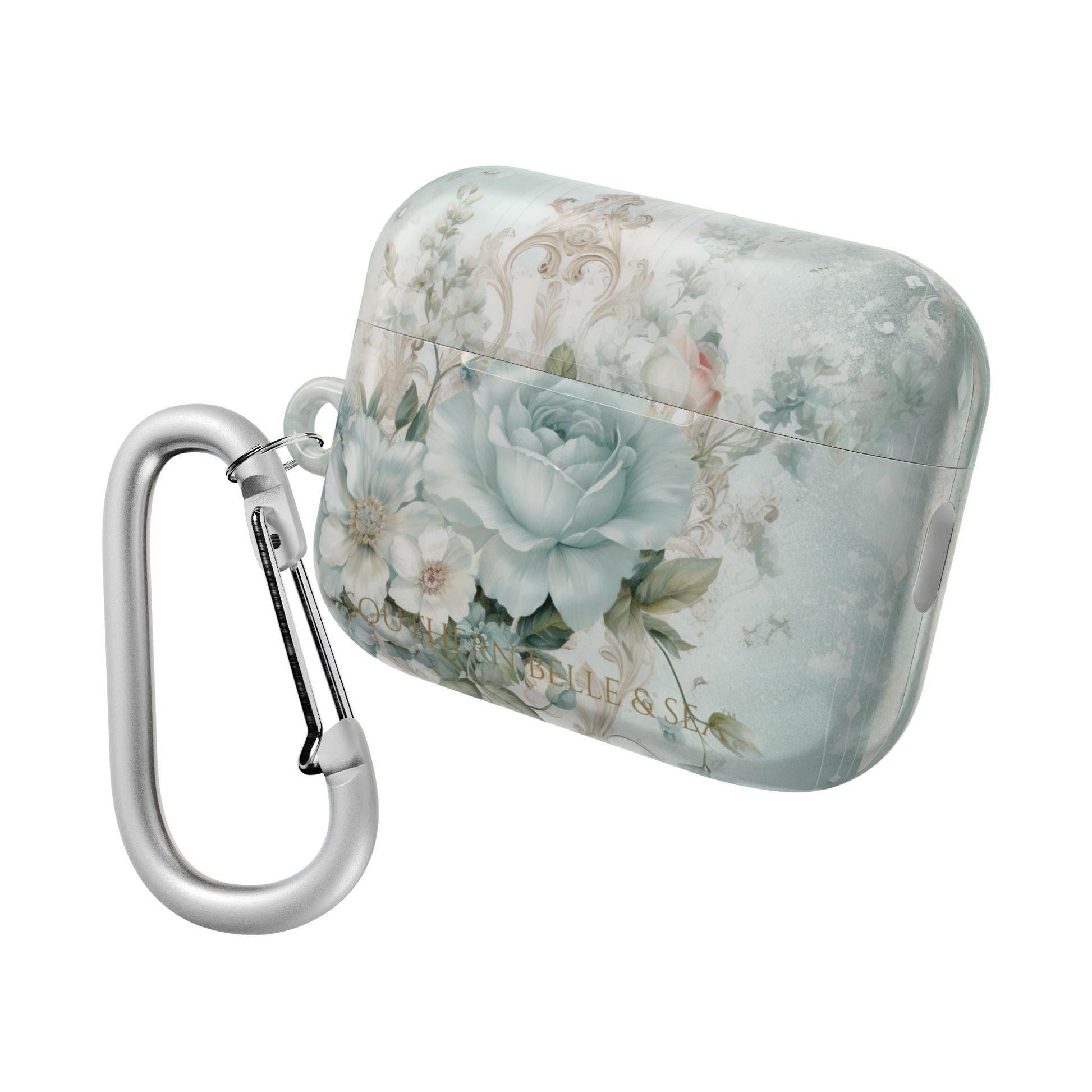 Floral Elegance AirPods Case — Feminine Floral Tech Accessory | Southern Belle & Sea™ - Southern Belle & Sea