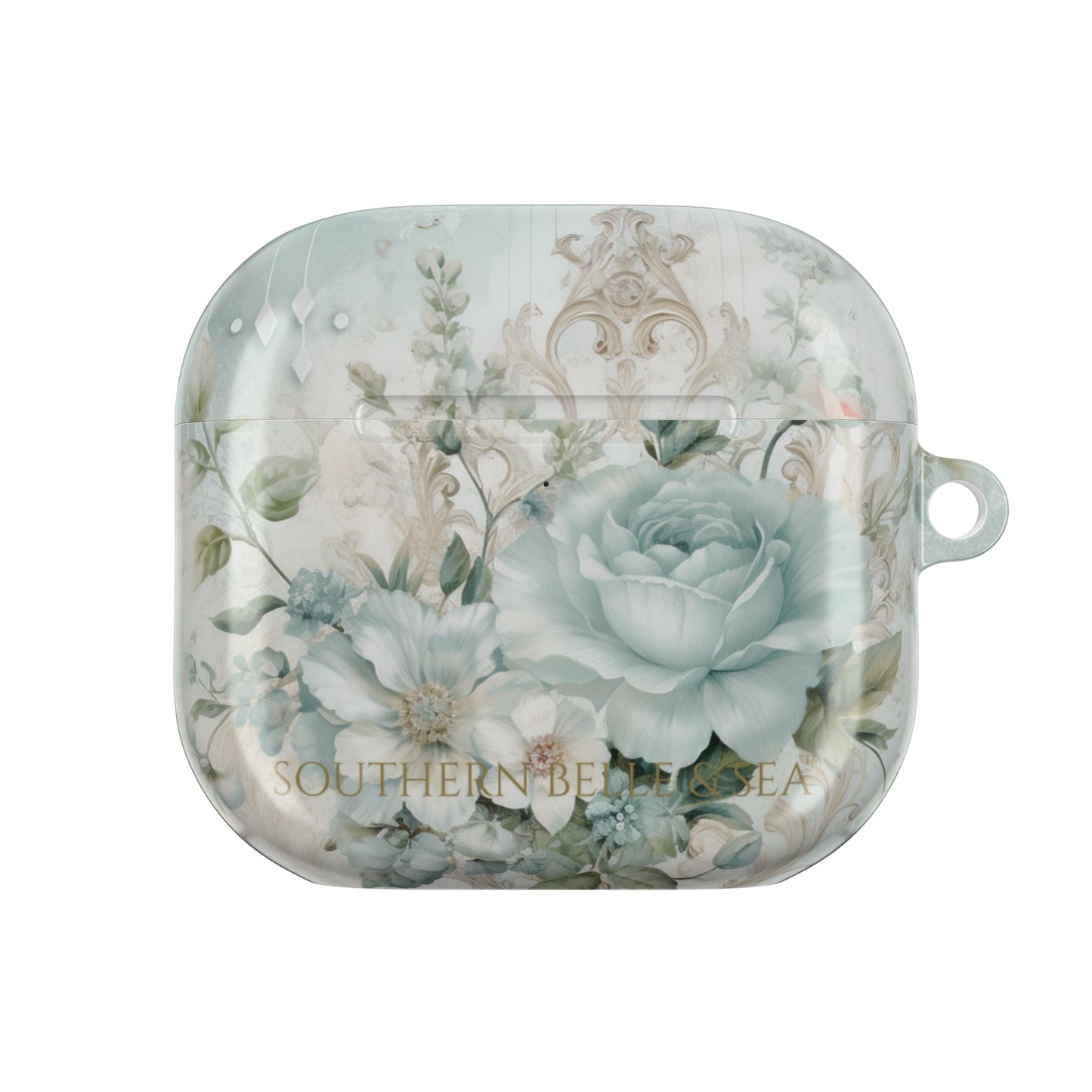 Floral Elegance AirPods Case — Feminine Floral Tech Accessory | Southern Belle & Sea™ - Southern Belle & Sea
