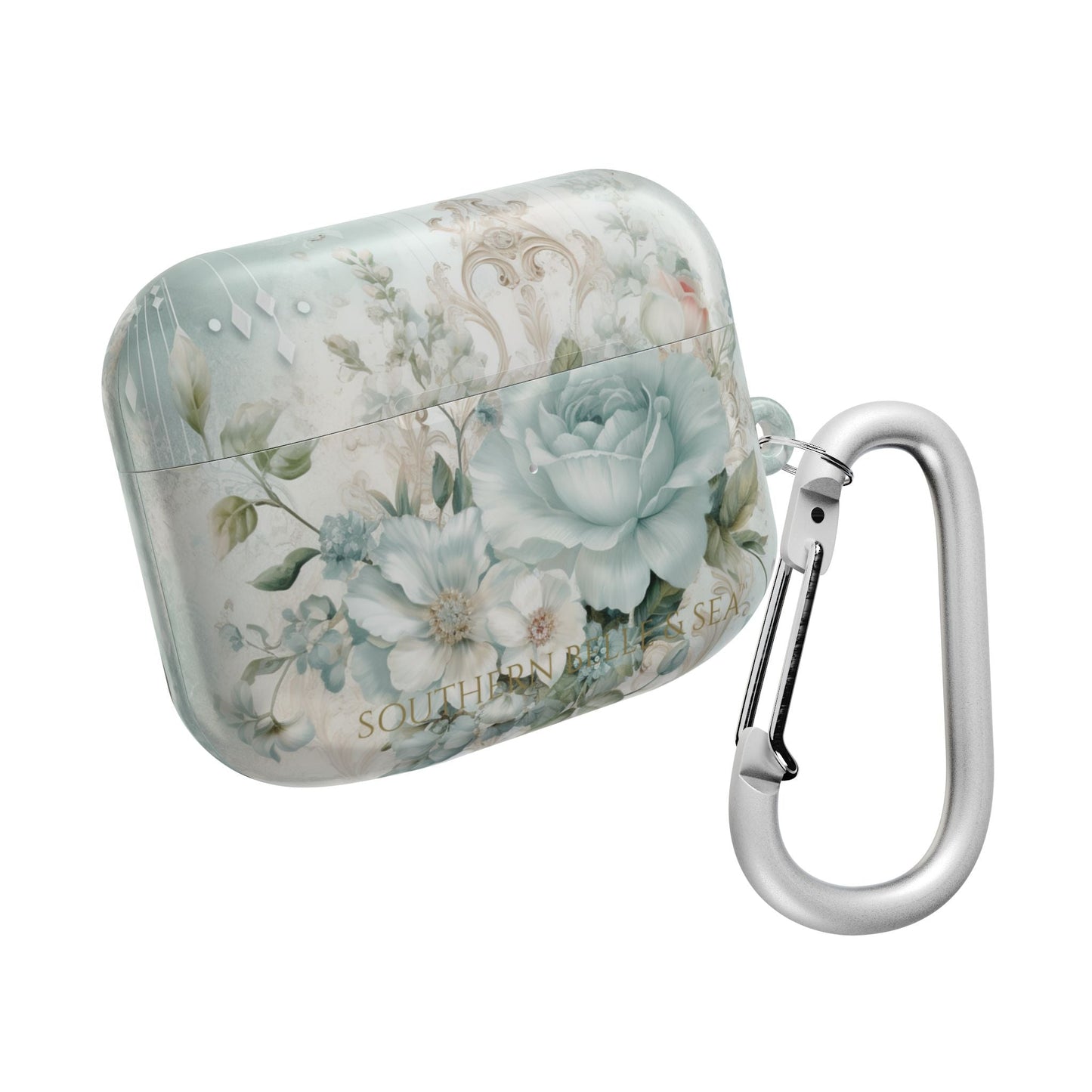 Floral Elegance AirPods Case — Feminine Floral Tech Accessory | Southern Belle & Sea™ - Southern Belle & Sea
