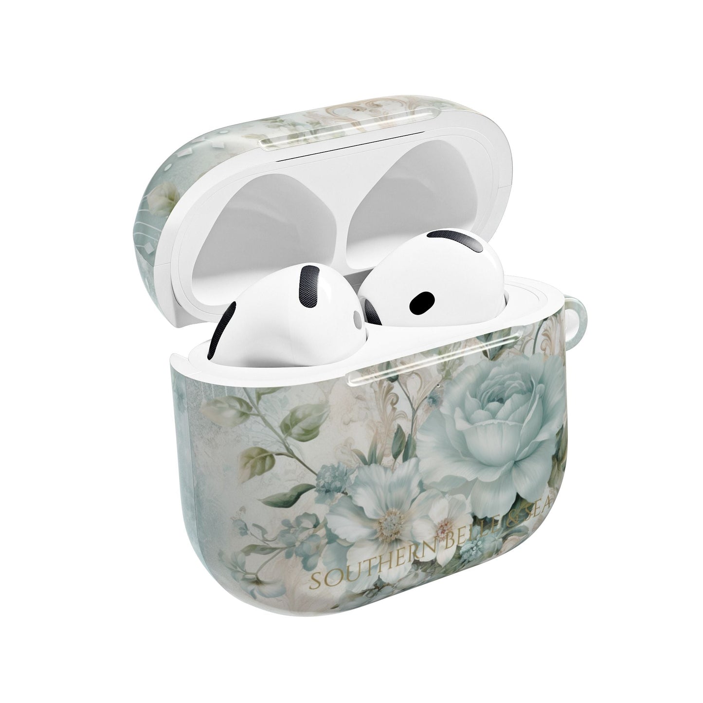 Floral Elegance AirPods Case — Feminine Floral Tech Accessory | Southern Belle & Sea™ - Southern Belle & Sea