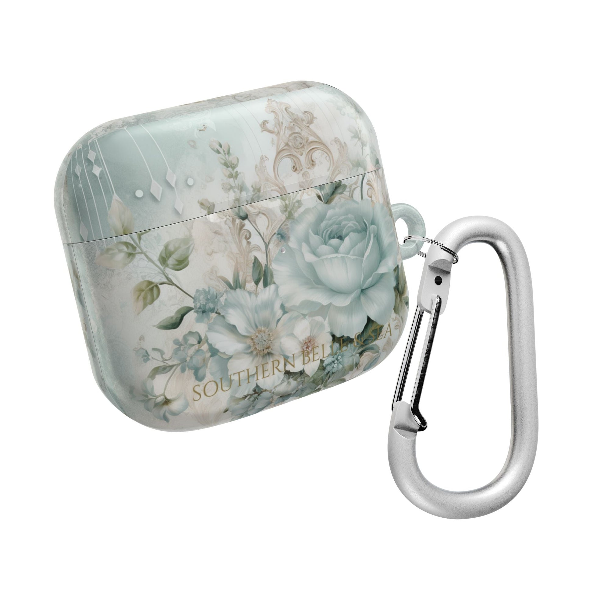 Floral Elegance AirPods Case — Feminine Floral Tech Accessory | Southern Belle & Sea™ - Southern Belle & Sea