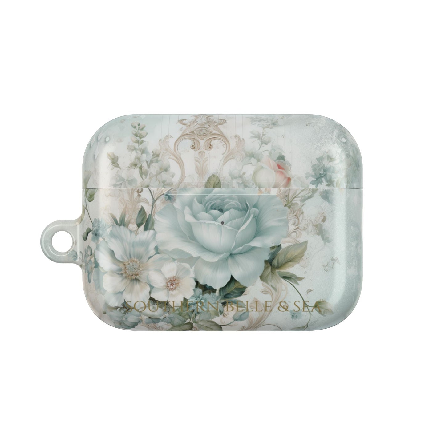 Floral Elegance AirPods Case — Feminine Floral Tech Accessory | Southern Belle & Sea™ - Southern Belle & Sea
