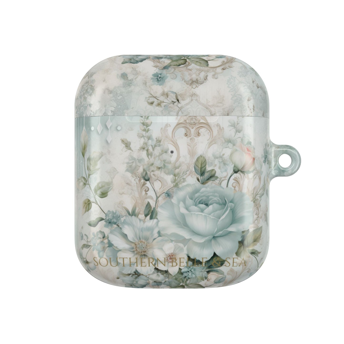 Floral Elegance AirPods Case — Feminine Floral Tech Accessory | Southern Belle & Sea™ - Southern Belle & Sea