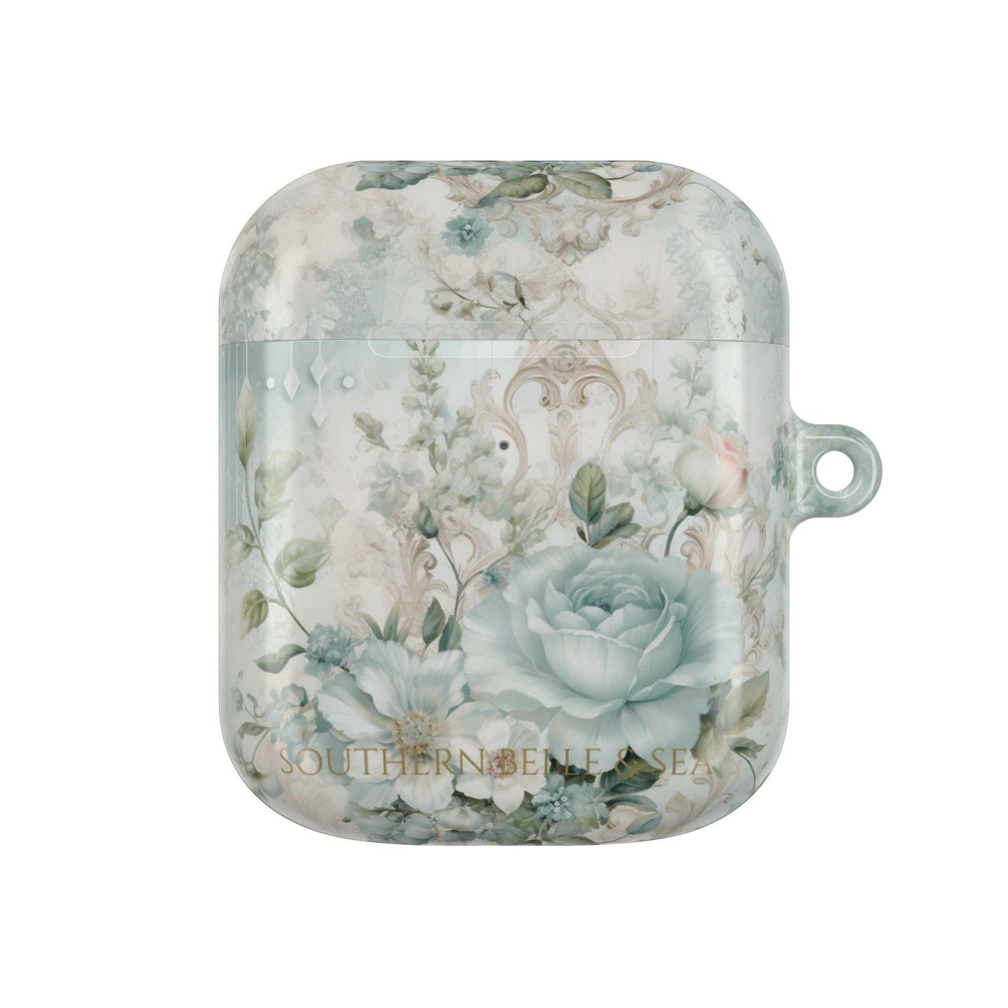 Floral Elegance AirPods Case — Feminine Floral Tech Accessory | Southern Belle & Sea™ - Southern Belle & Sea