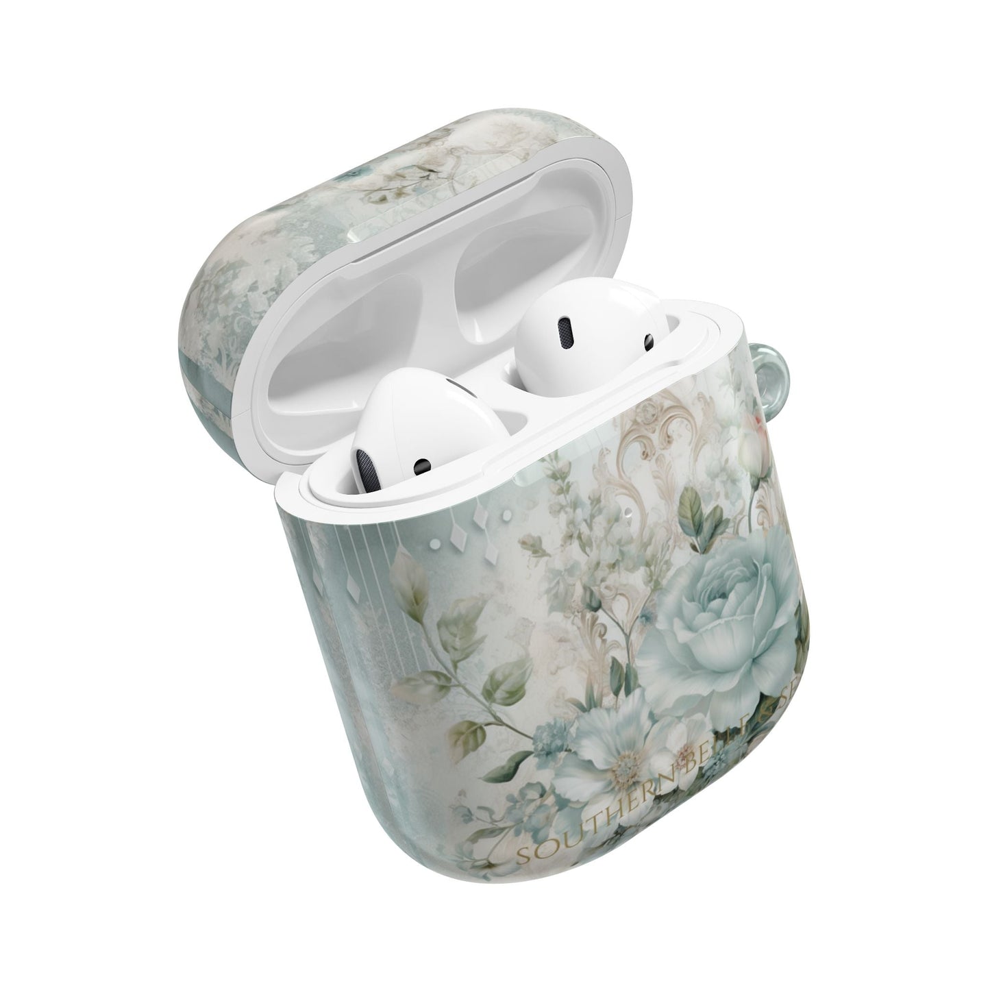 Floral Elegance AirPods Case — Feminine Floral Tech Accessory | Southern Belle & Sea™ - Southern Belle & Sea