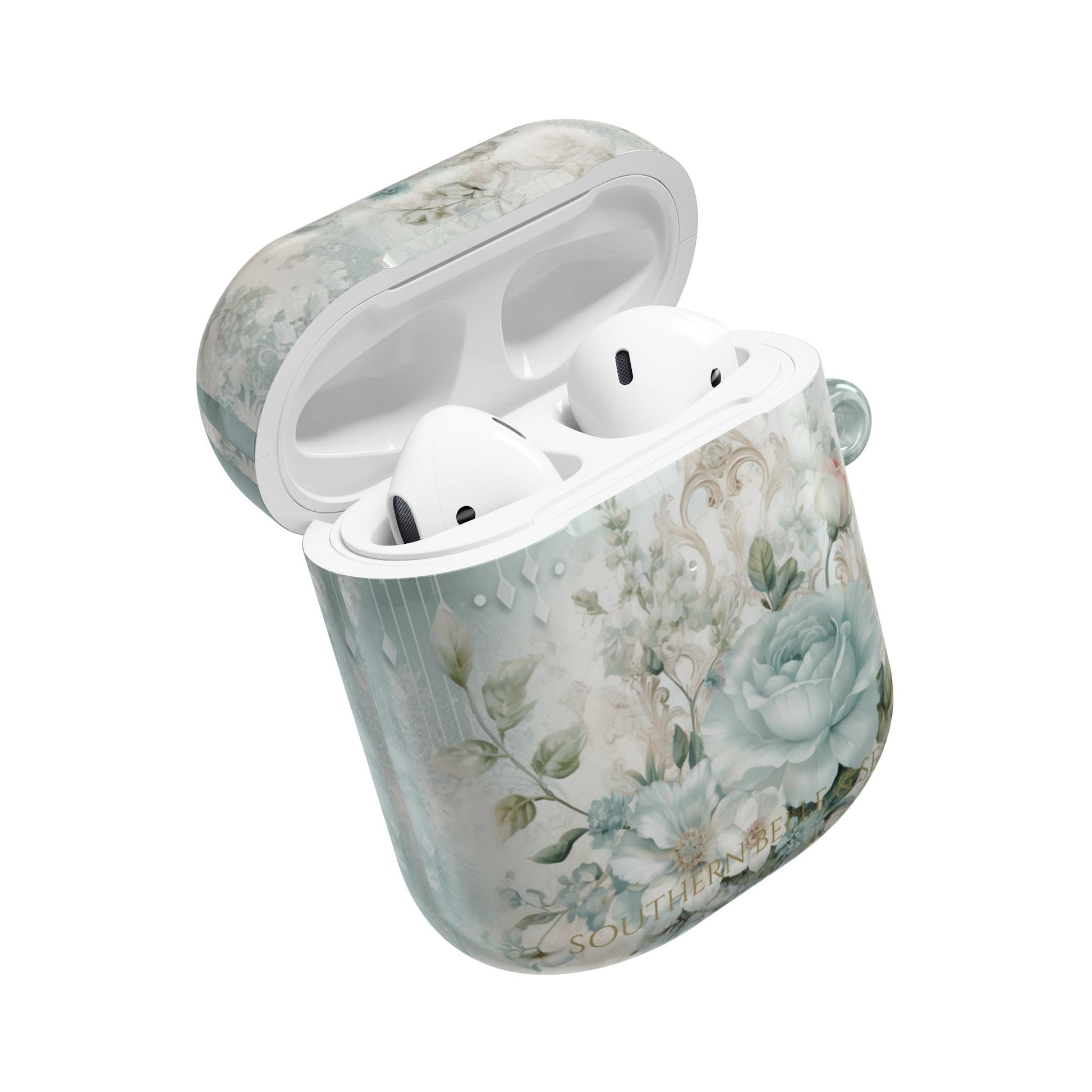 Floral Elegance AirPods Case — Feminine Floral Tech Accessory | Southern Belle & Sea™ - Southern Belle & Sea