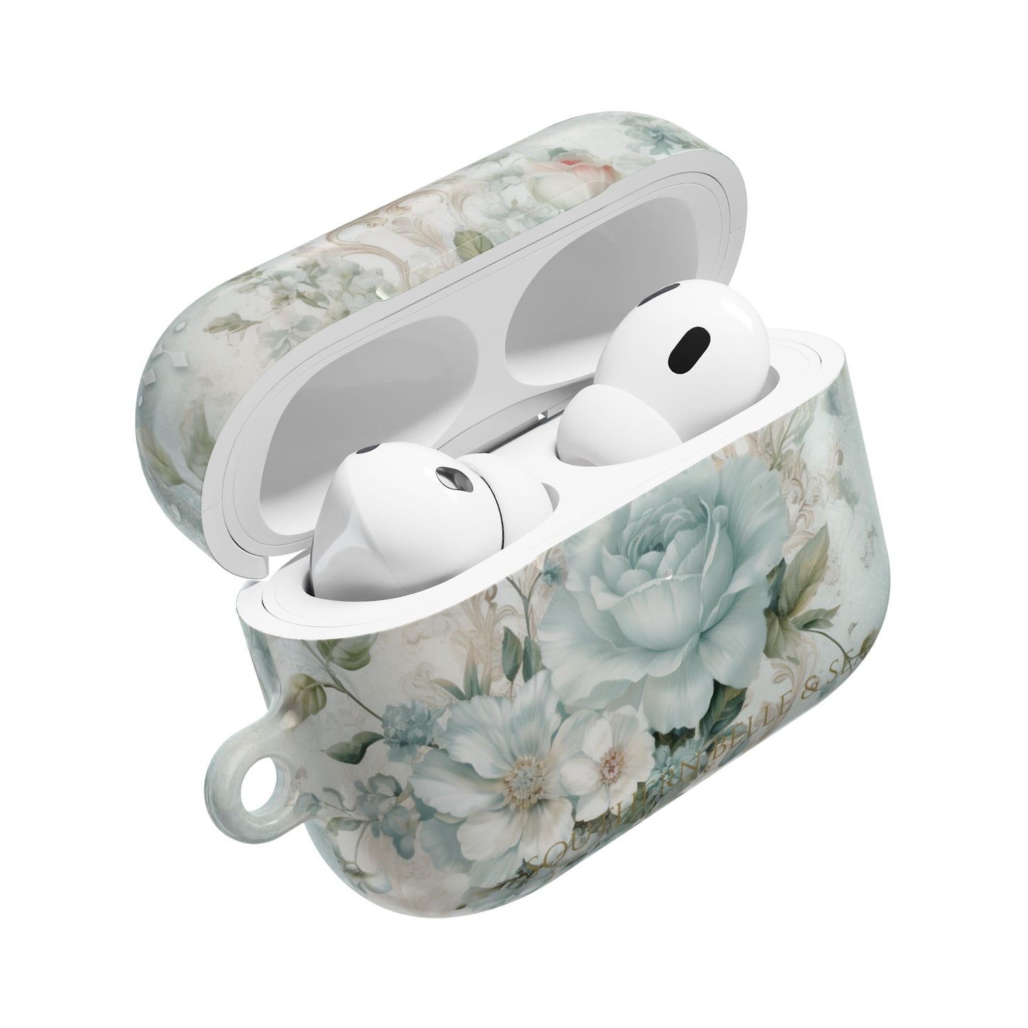 Floral Elegance AirPods Case — Feminine Floral Tech Accessory | Southern Belle & Sea™ - Southern Belle & Sea