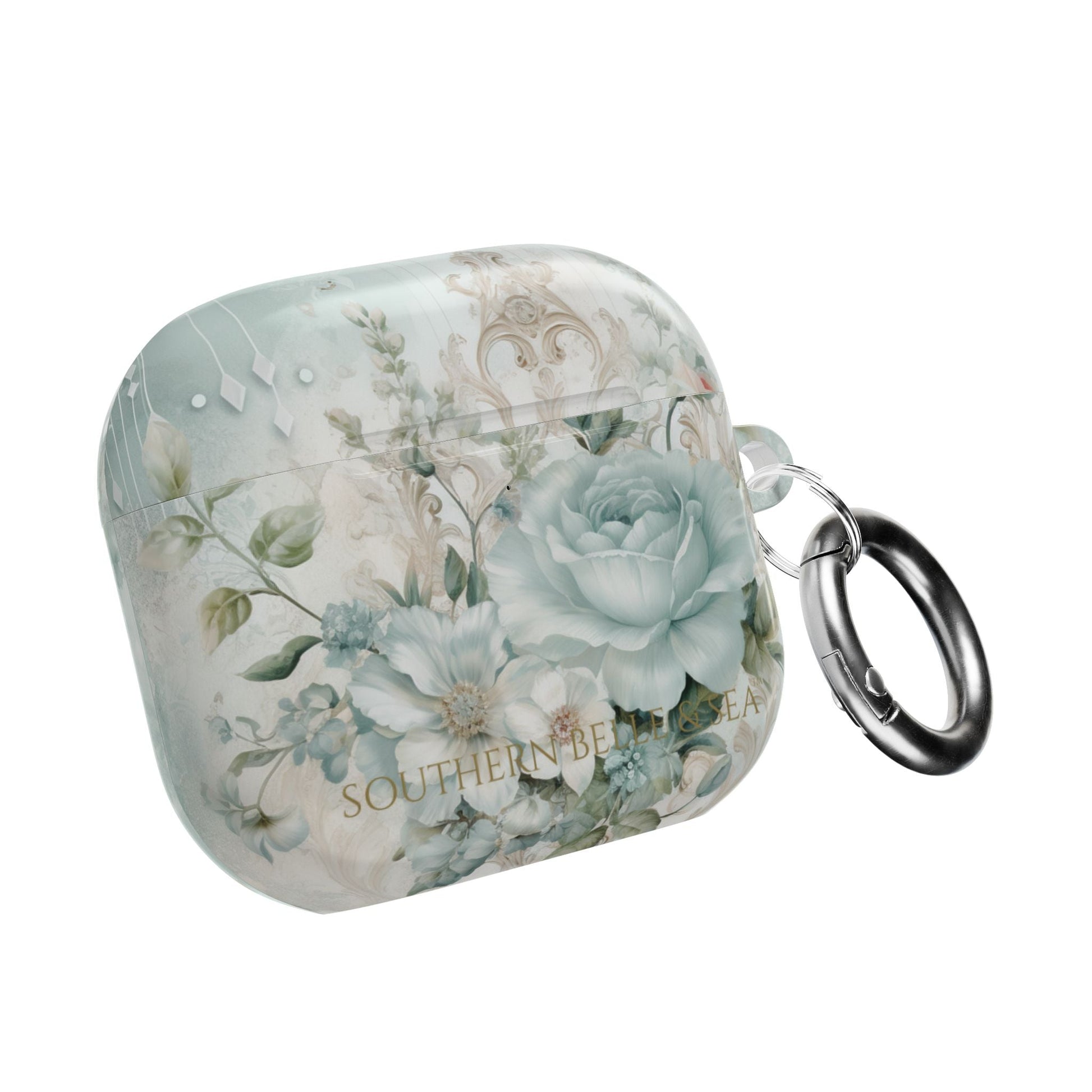 Floral Elegance AirPods Case — Feminine Floral Tech Accessory | Southern Belle & Sea™ - Southern Belle & Sea