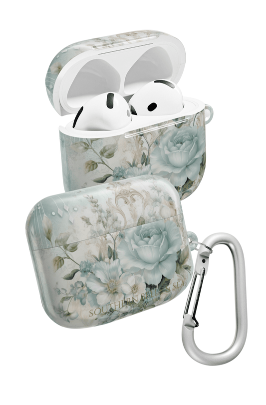 Floral Elegance AirPods Case — Feminine Floral Tech Accessory | Southern Belle & Sea™ - Southern Belle & Sea