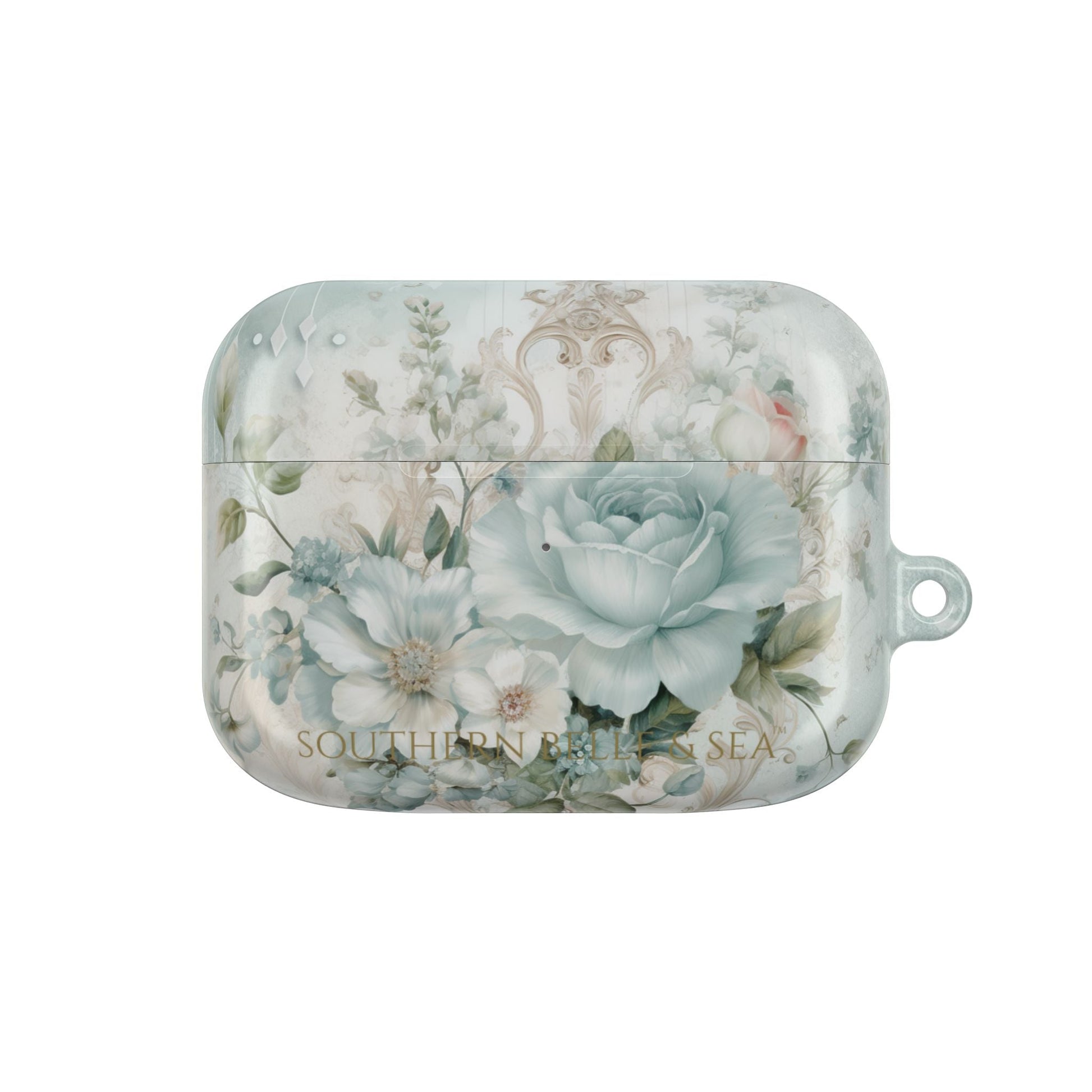 Floral Elegance AirPods Case — Feminine Floral Tech Accessory | Southern Belle & Sea™ - Southern Belle & Sea