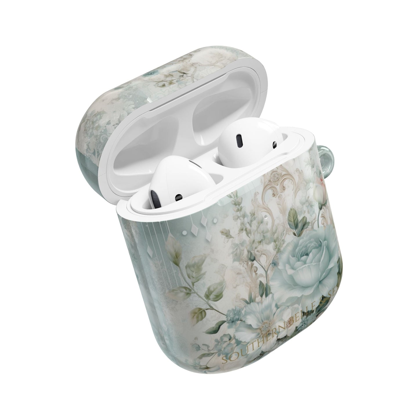 Floral Elegance AirPods Case — Feminine Floral Tech Accessory | Southern Belle & Sea™ - Southern Belle & Sea