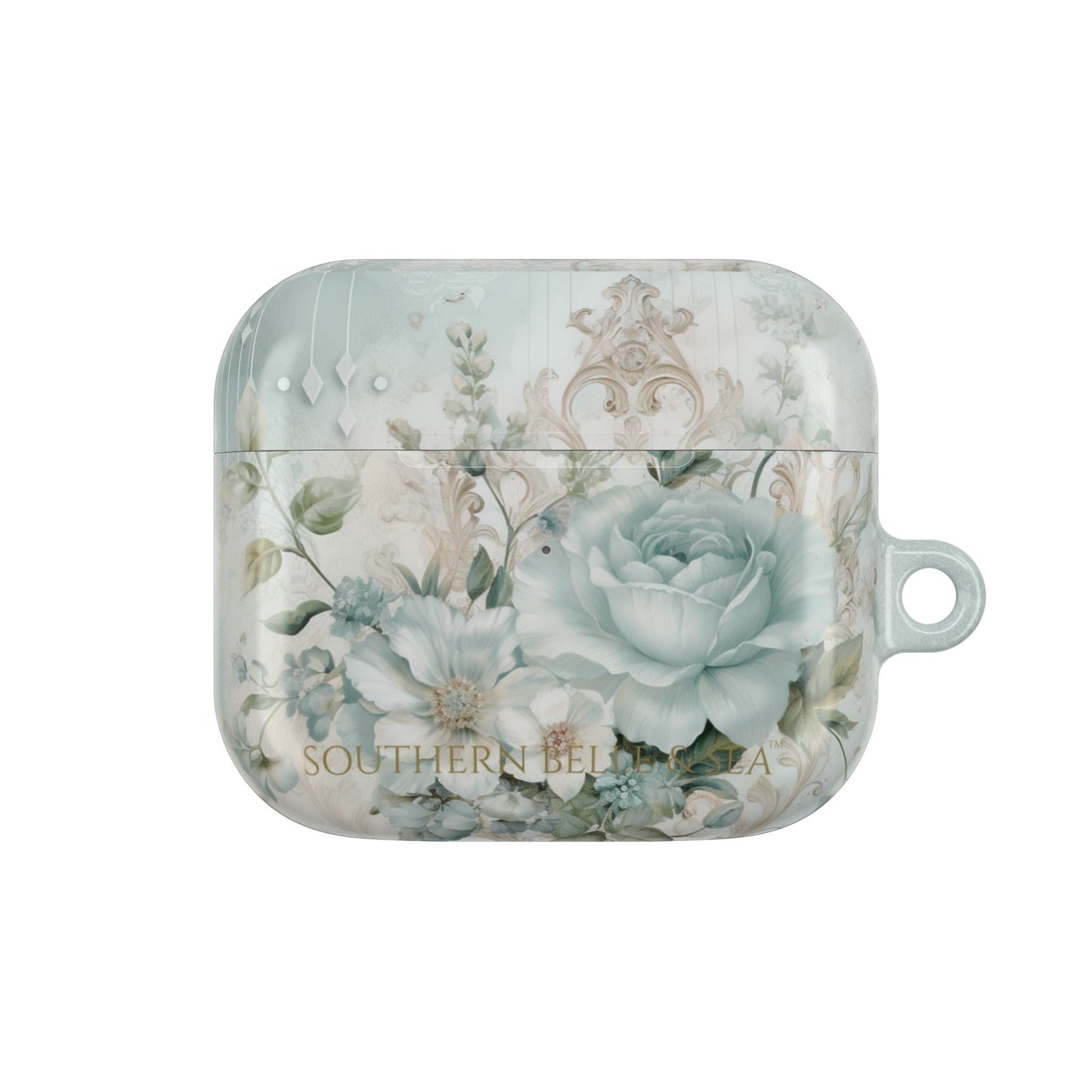Floral Elegance AirPods Case — Feminine Floral Tech Accessory | Southern Belle & Sea™ - Southern Belle & Sea