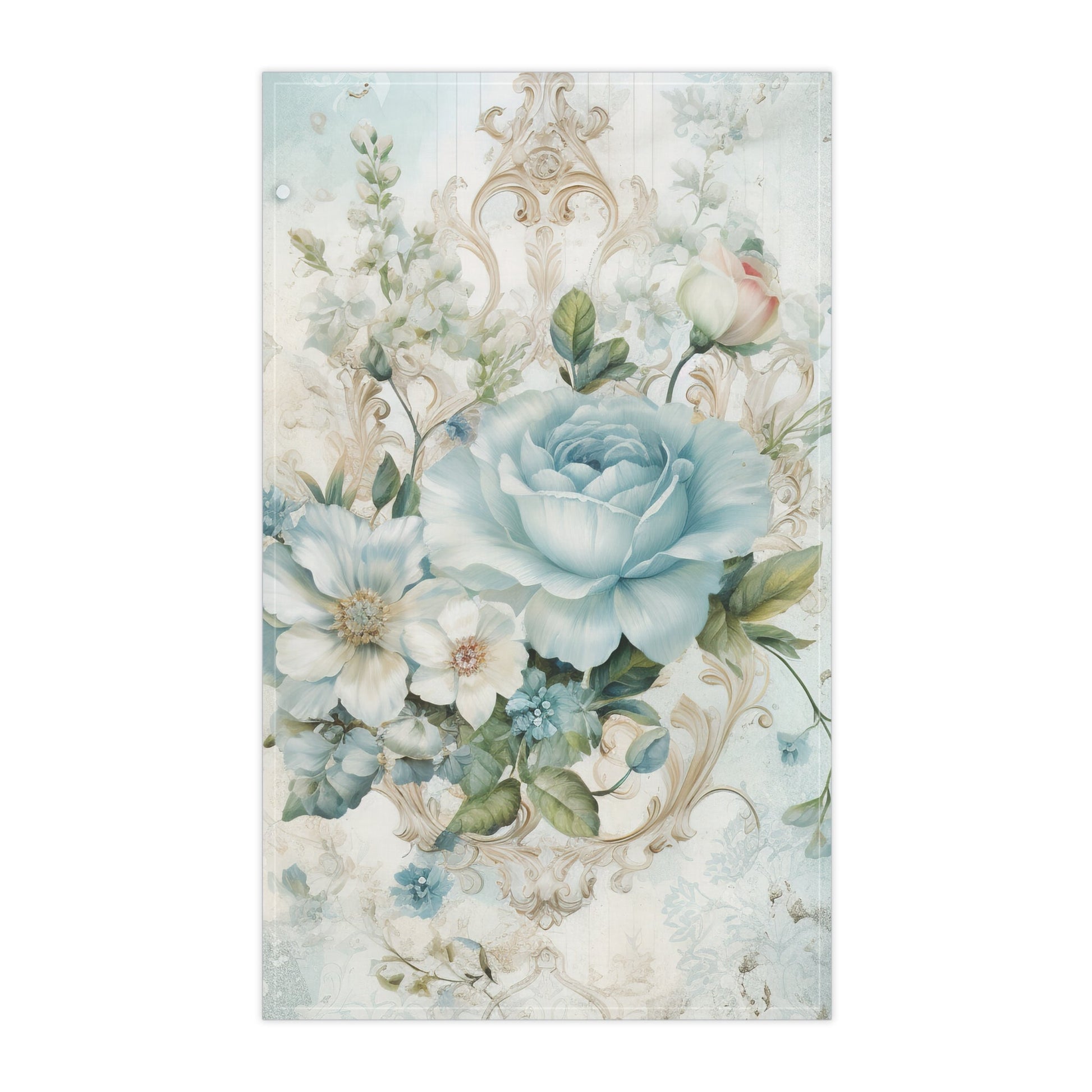 Floral Elegance Tea Towel — Timeless Kitchen Décor Collection | Southern Belle & Sea™ - Southern Belle & Sea