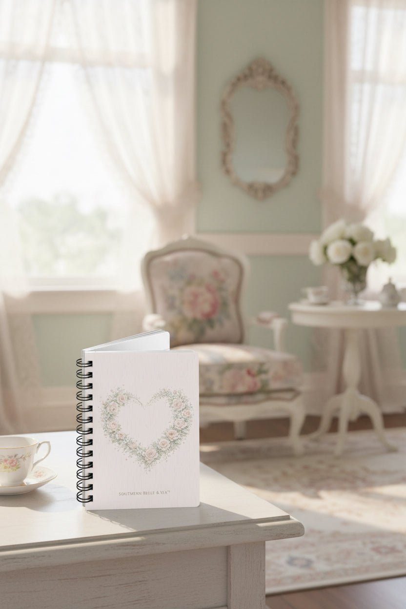 Floral Heart of Grace Journal — Let Love Lead | Southern Belle & Sea™ - Southern Belle & Sea