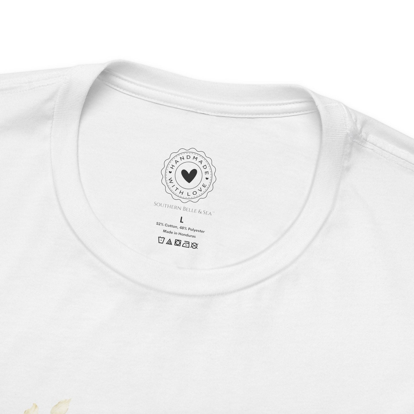 Floral Heart of Grace Tee | Soft Watercolor Faith Shirt | Southern Belle & Sea™ - Southern Belle & Sea