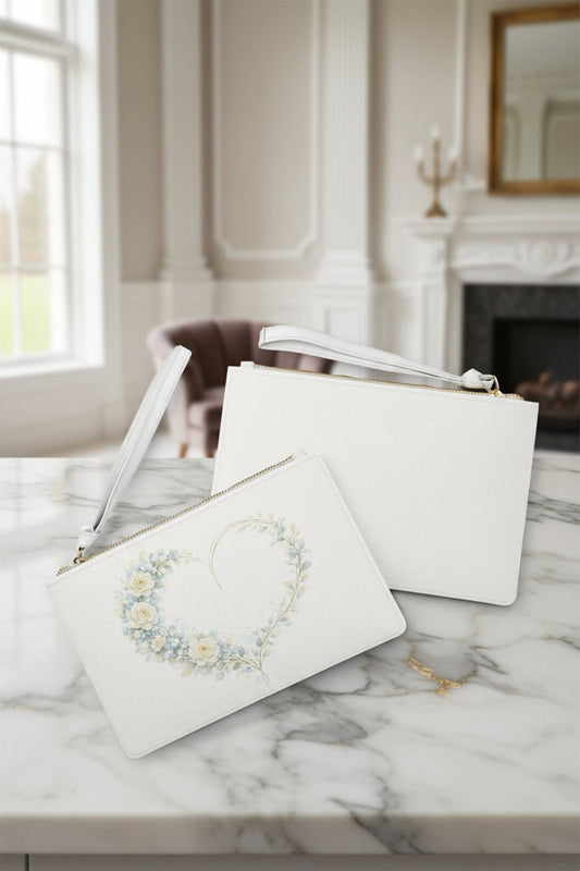 Floral Heart of Grace Wristlet Clutch Bag | Southern Belle & Sea™ - Southern Belle & Sea