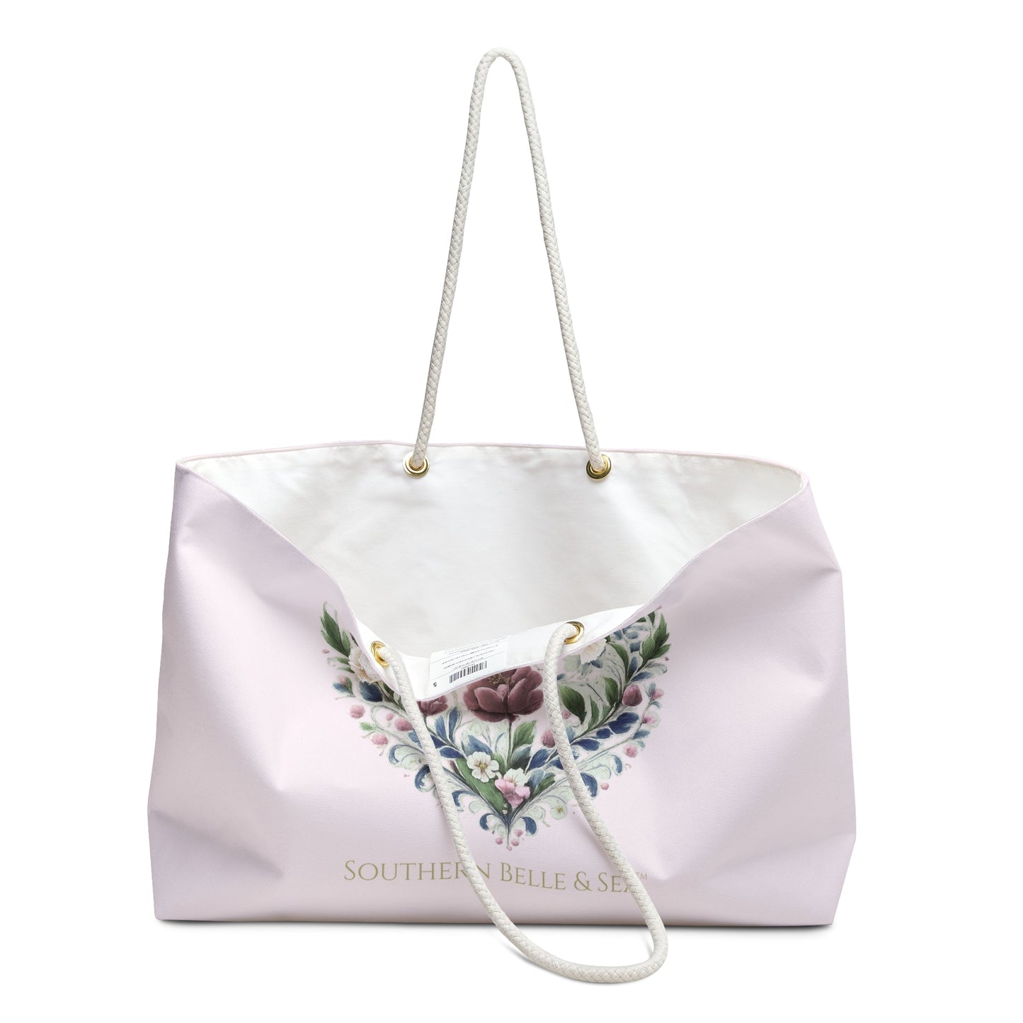 Floral Heart Weekender Bag — Hearts of Grace™ | Southern Belle & Sea™ - Southern Belle & Sea