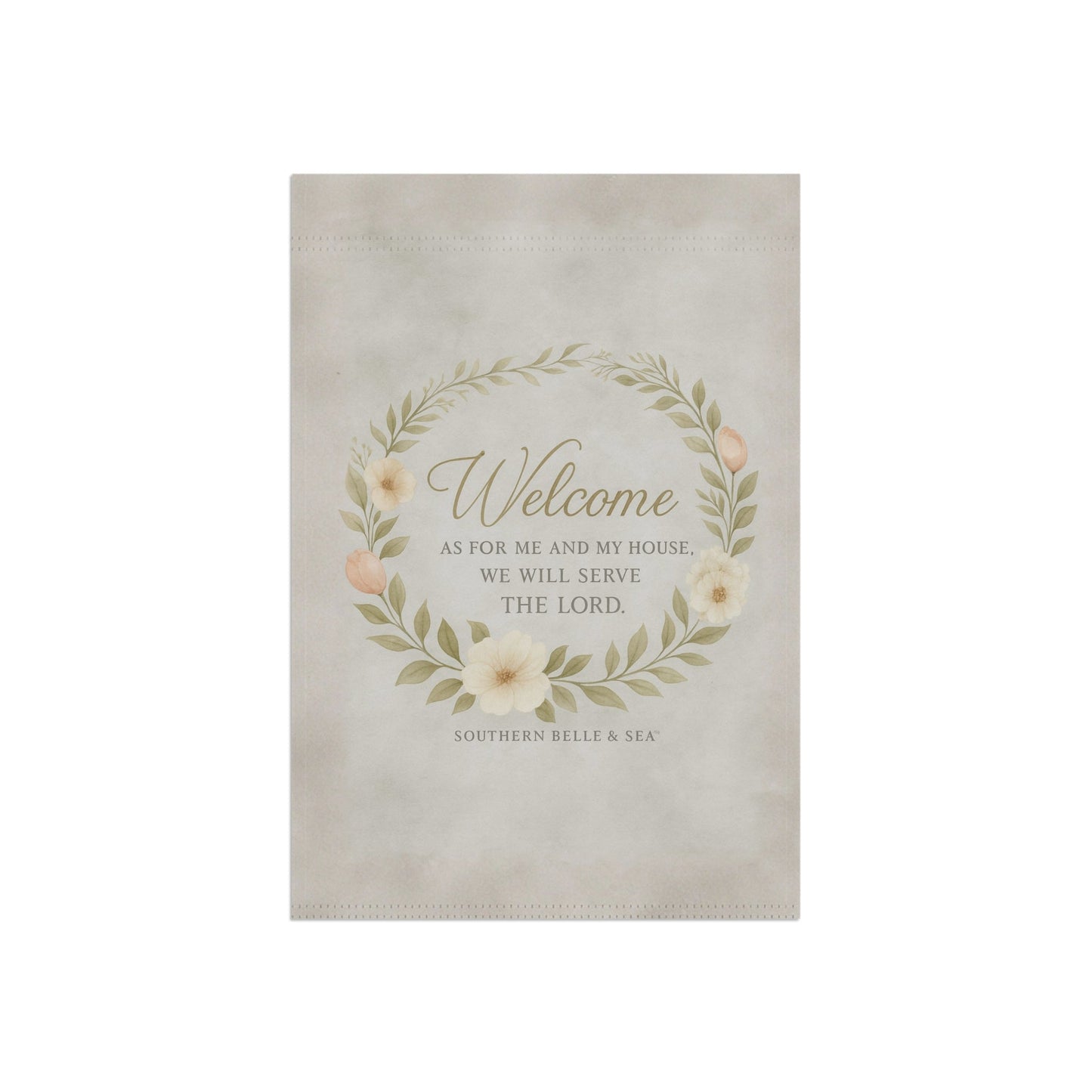 For We Walk by Faith Garden Flag | Southern Belle & Sea™ - Southern Belle & Sea