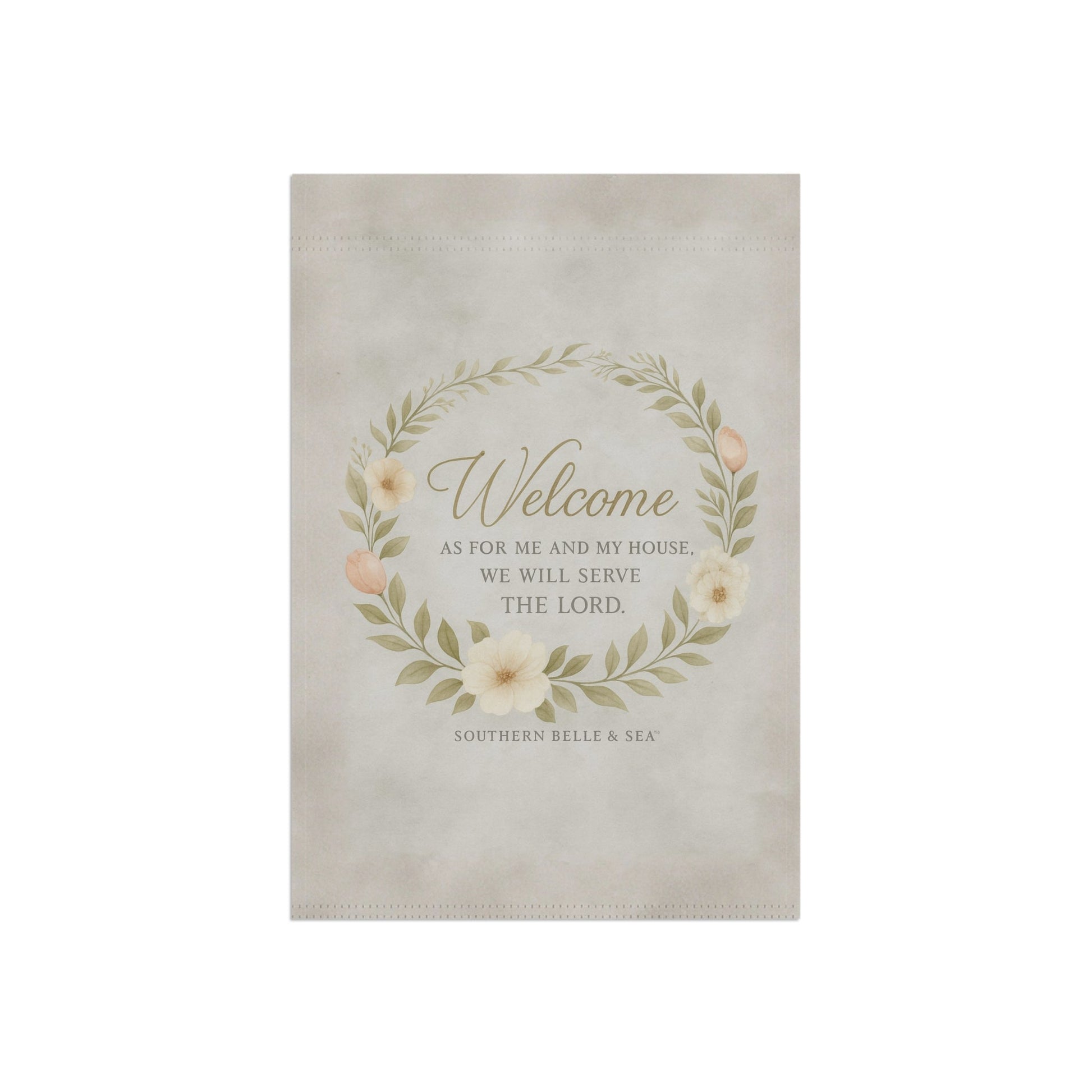 For We Walk by Faith Garden Flag | Southern Belle & Sea™ - Southern Belle & Sea