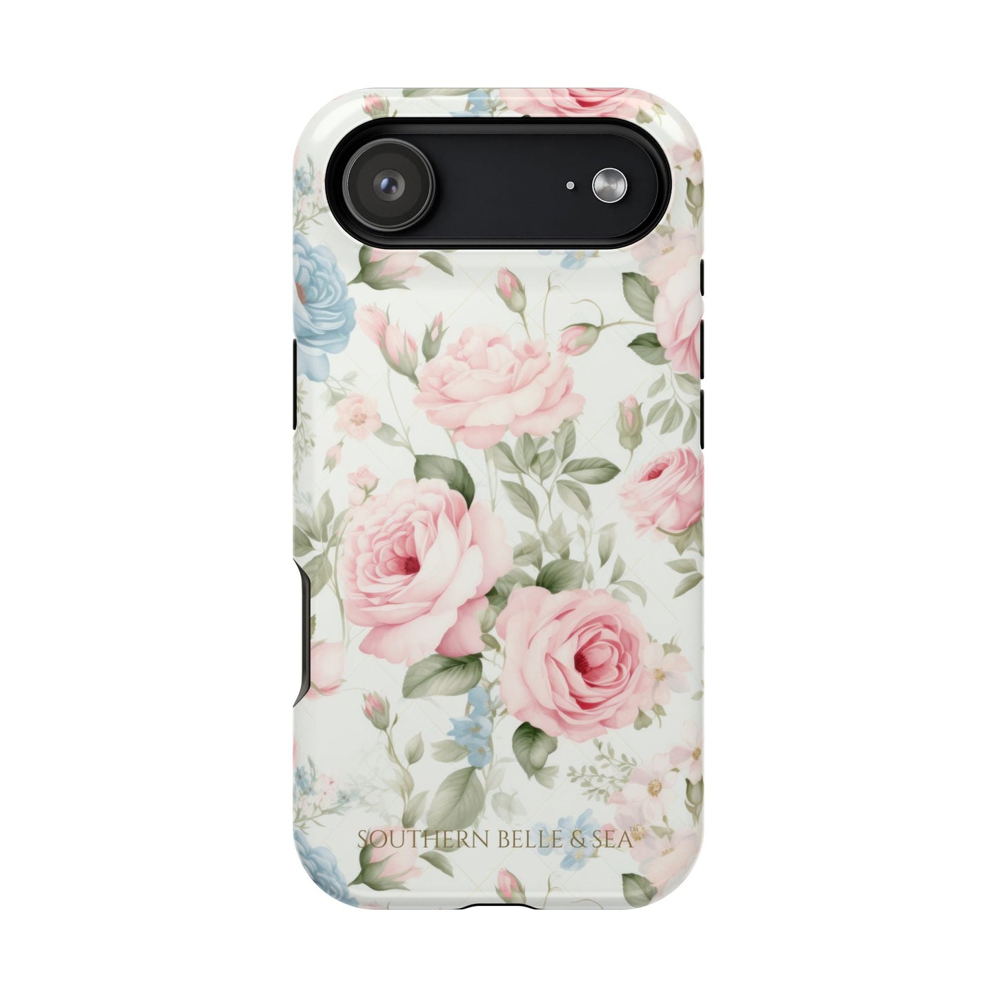 Garden Grace Floral Magnetic iPhone Case — Garden Grace Series | Southern Belle & Sea™ - Southern Belle & Sea