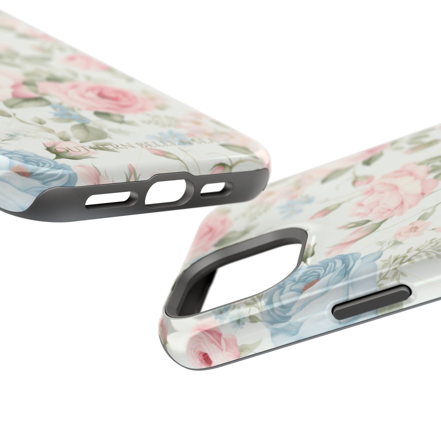 Garden Grace Floral Magnetic iPhone Case — Garden Grace Series | Southern Belle & Sea™ - Southern Belle & Sea