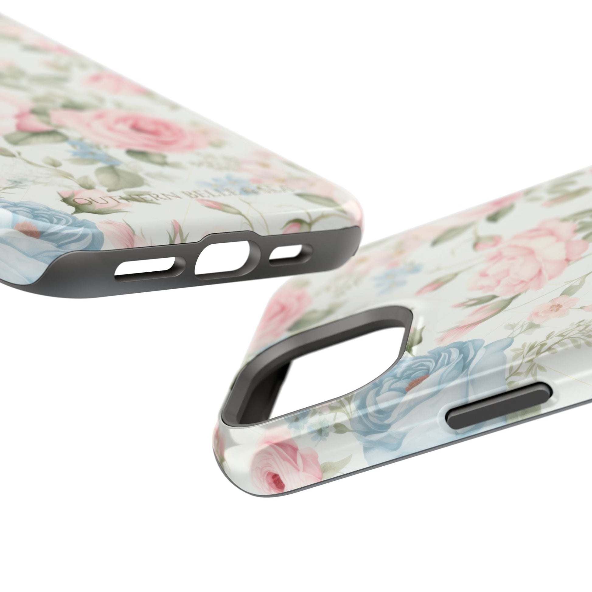 Garden Grace Floral Magnetic iPhone Case — Garden Grace Series | Southern Belle & Sea™ - Southern Belle & Sea