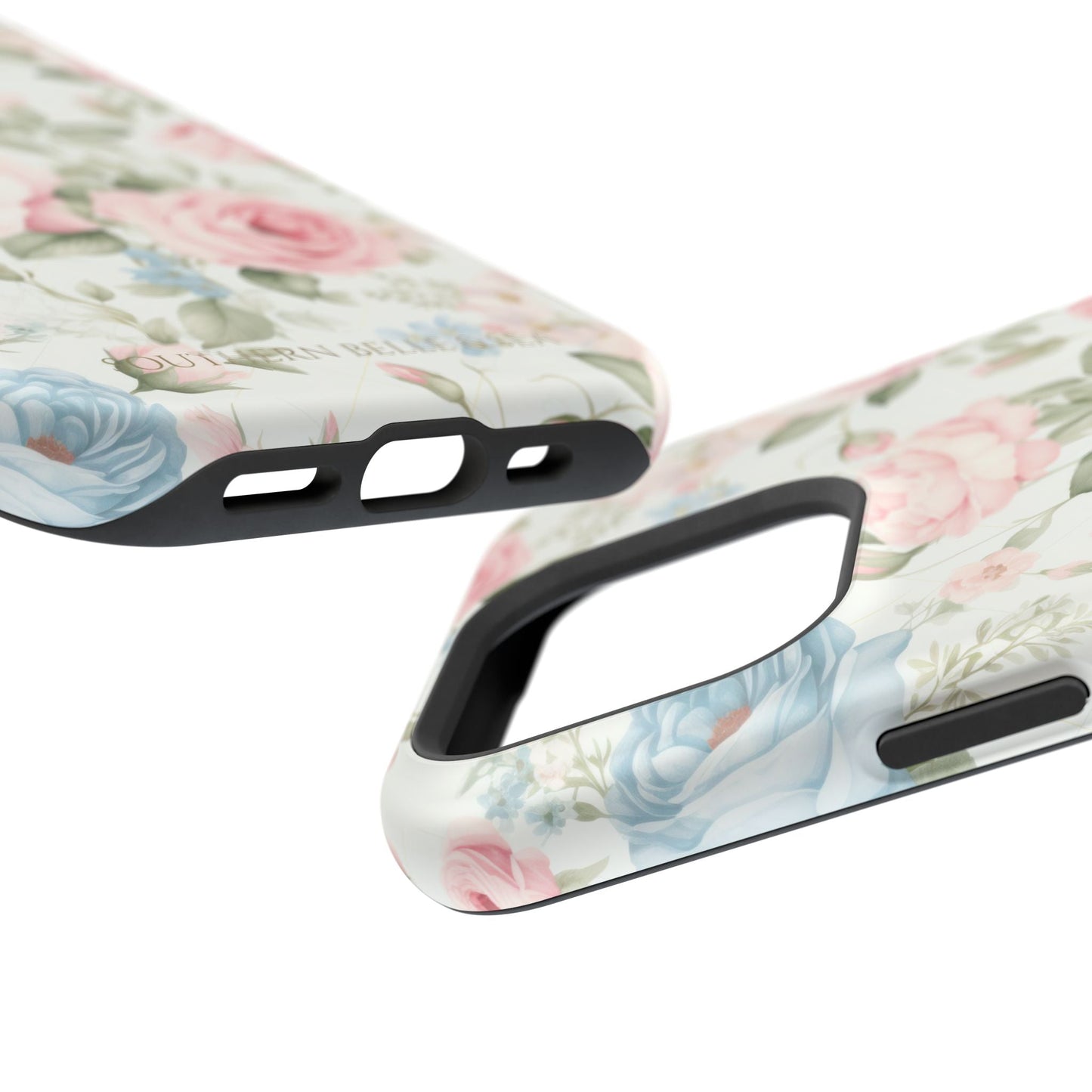 Garden Grace Floral Magnetic iPhone Case — Garden Grace Series | Southern Belle & Sea™ - Southern Belle & Sea