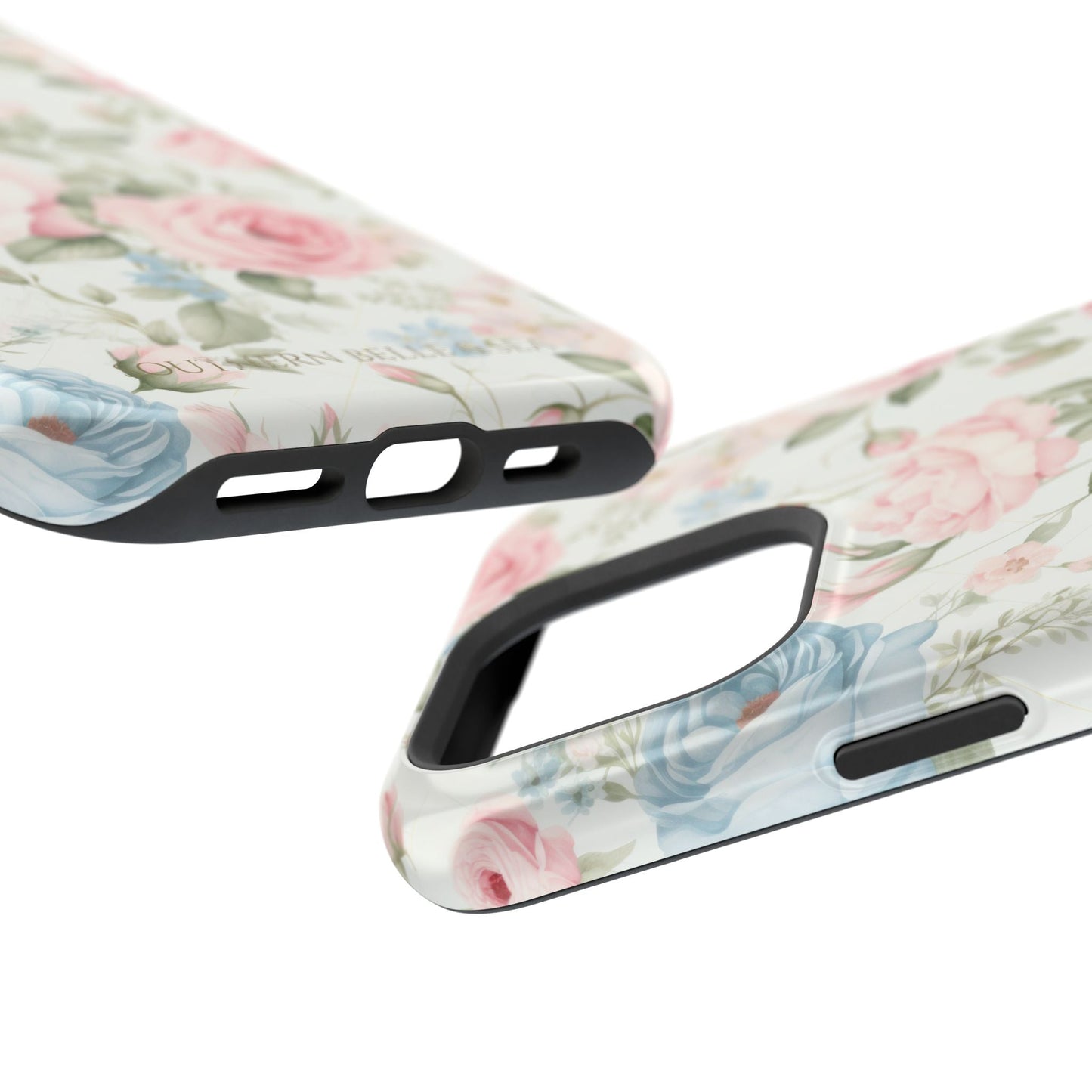 Garden Grace Floral Magnetic iPhone Case — Garden Grace Series | Southern Belle & Sea™ - Southern Belle & Sea