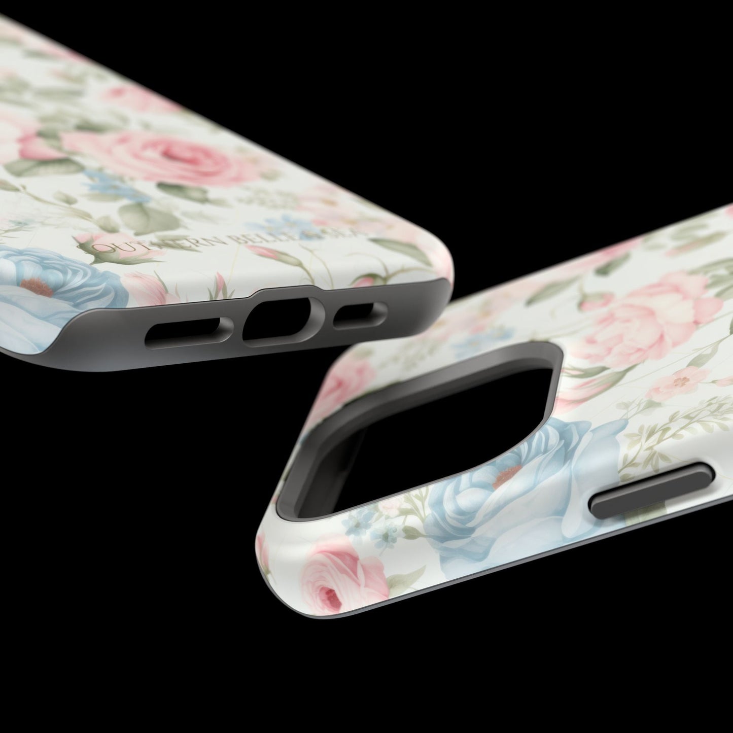 Garden Grace Floral Magnetic iPhone Case — Garden Grace Series | Southern Belle & Sea™ - Southern Belle & Sea