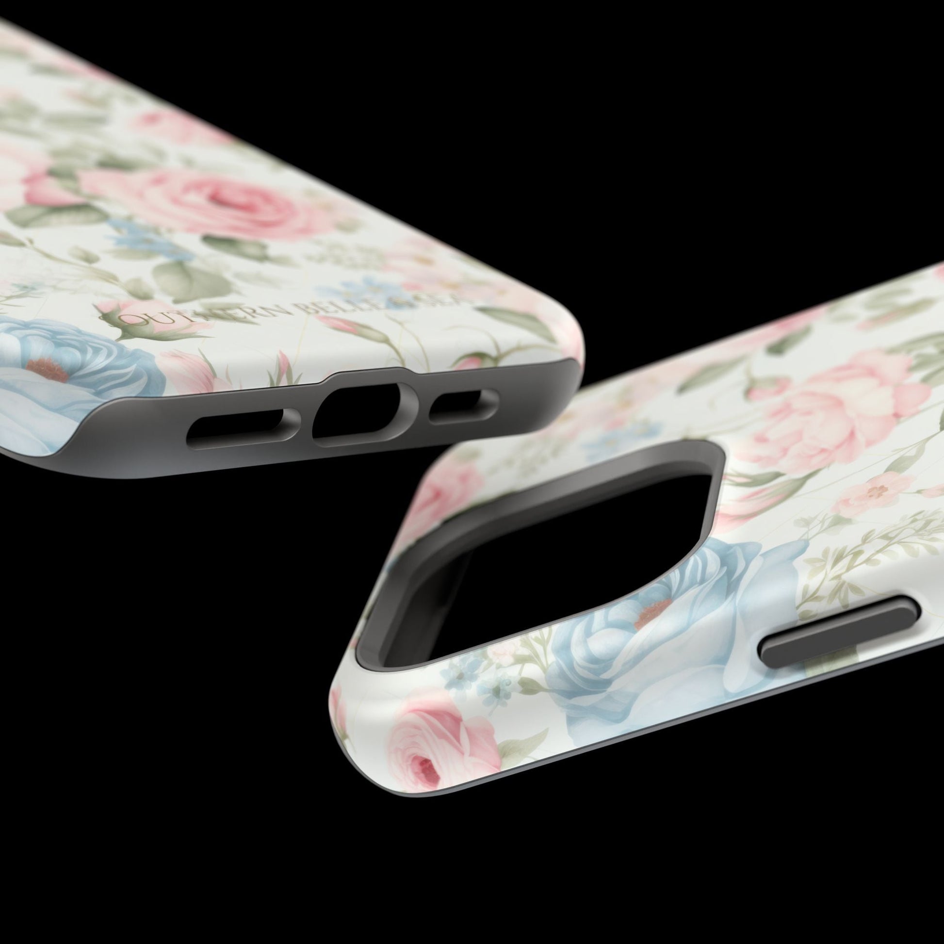 Garden Grace Floral Magnetic iPhone Case — Garden Grace Series | Southern Belle & Sea™ - Southern Belle & Sea